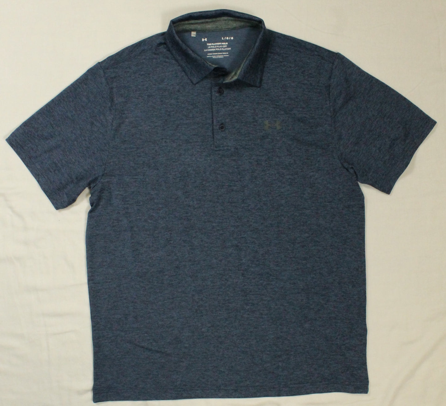 Under Armour Blue Polo Size Large
