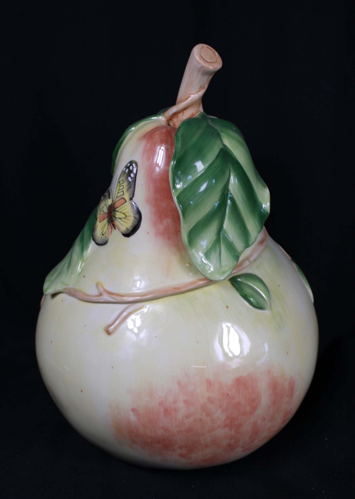 Fitz and Floyd Classics Summer Hill Pear Cookie Jar