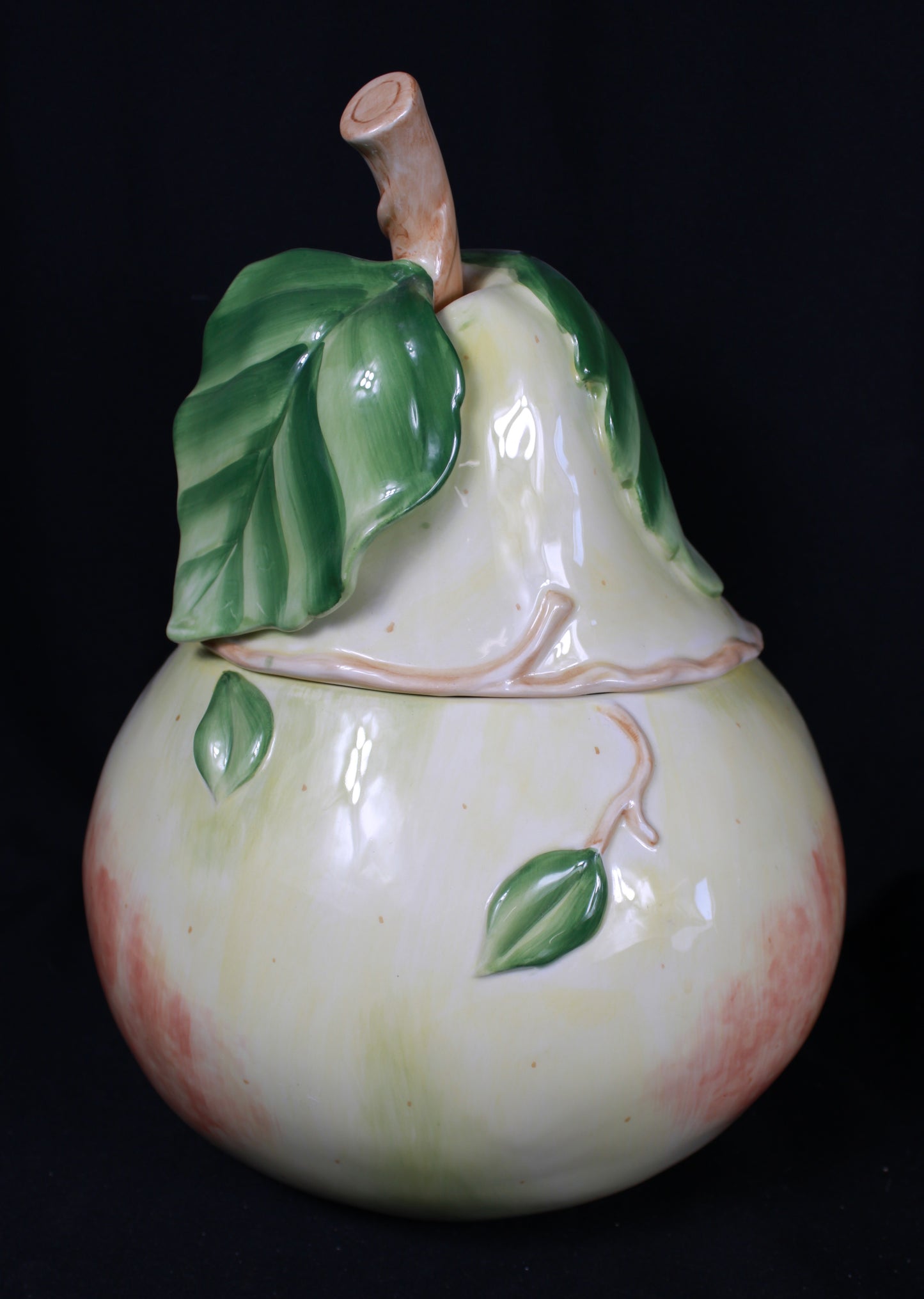 Fitz and Floyd Classics Summer Hill Pear Cookie Jar