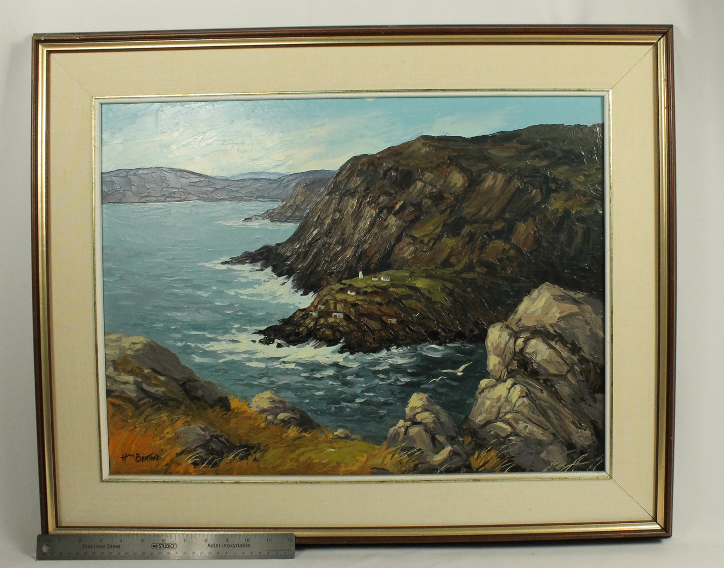 Vibrant Newfoundland Coastal Landscape by Canadian Artist Heather Beaton