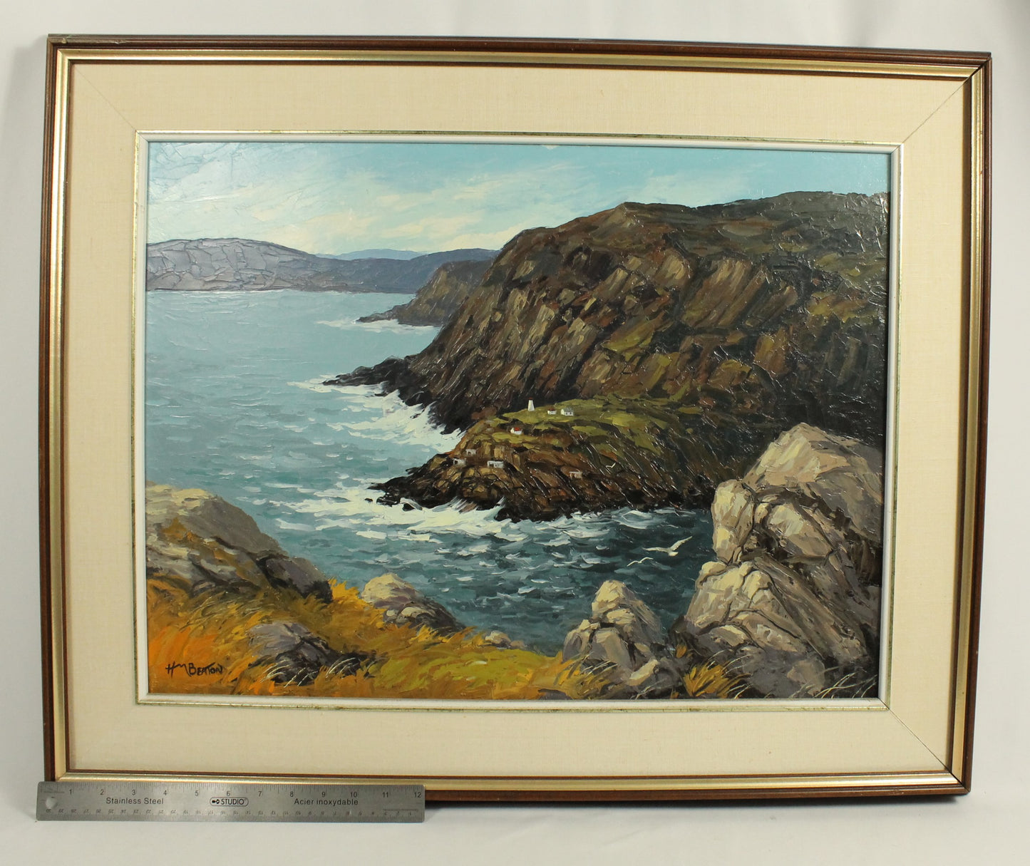 Vibrant Newfoundland Coastal Landscape by Canadian Artist Heather Beaton