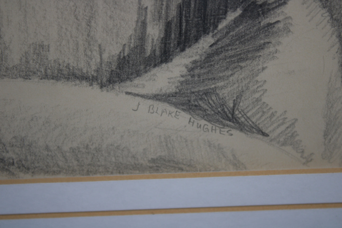 Original Pencil Still Life Drawing by J. Blake Hughes – "Stone Jug"