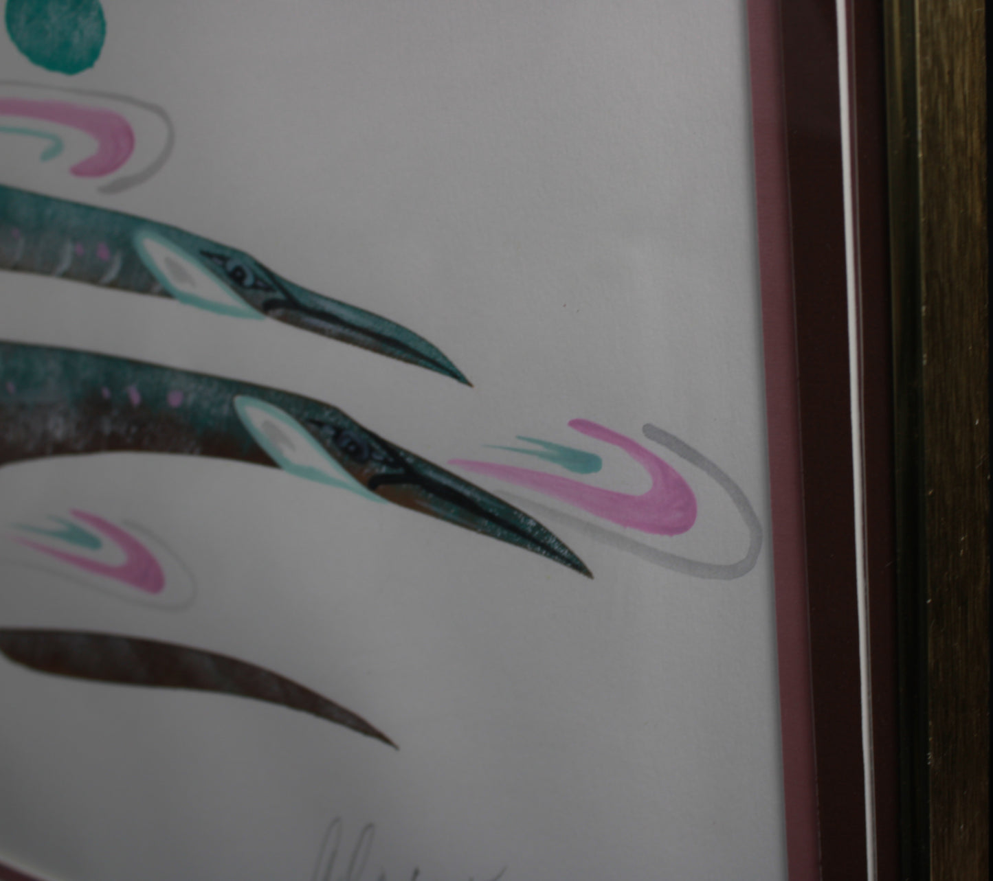 Alvin Constant "Trust & Innocence" Wandering Spirit Signed Original Art 1994