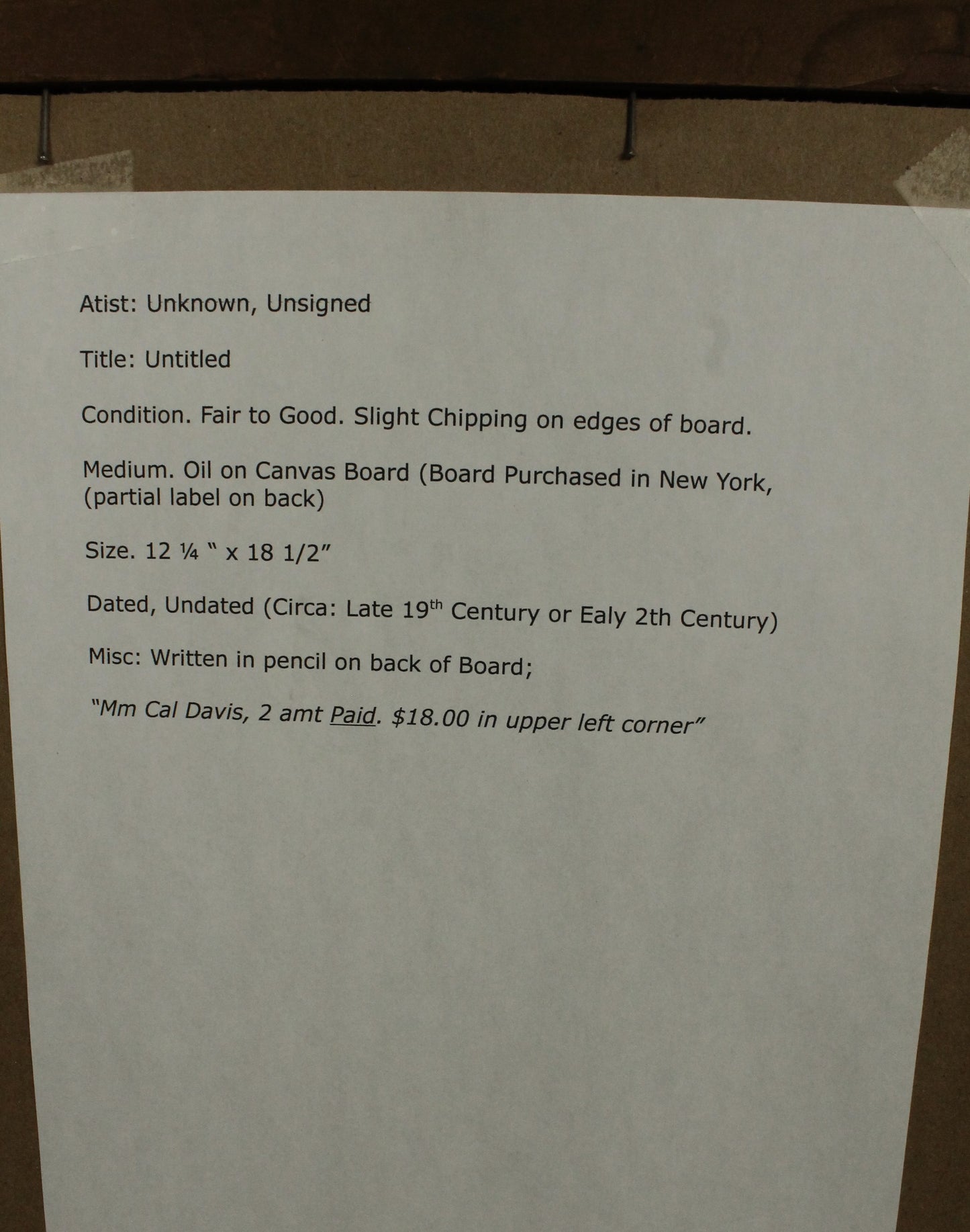 Vintage Wetland Landscape Oil Painting - Duck Pond with Water Lilies