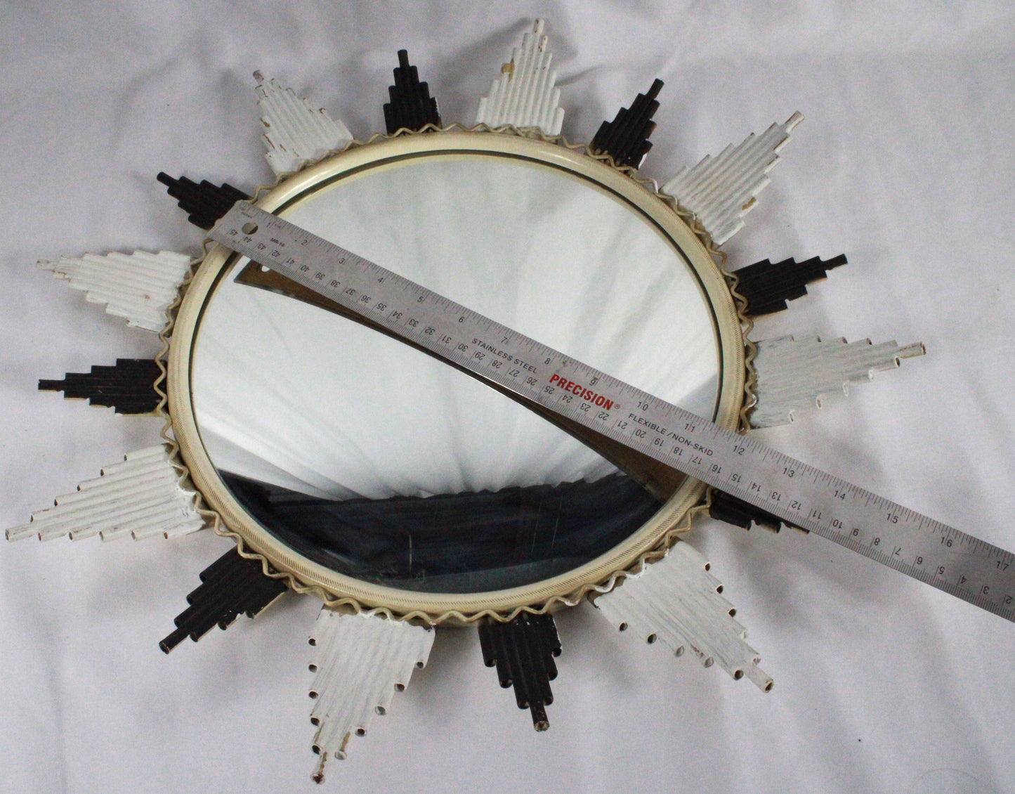 Vintage Mid-Century Modern Sunburst Mirror