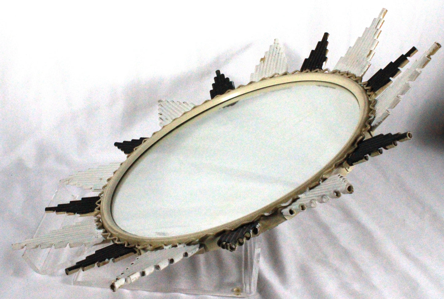 Vintage Mid-Century Modern Sunburst Mirror
