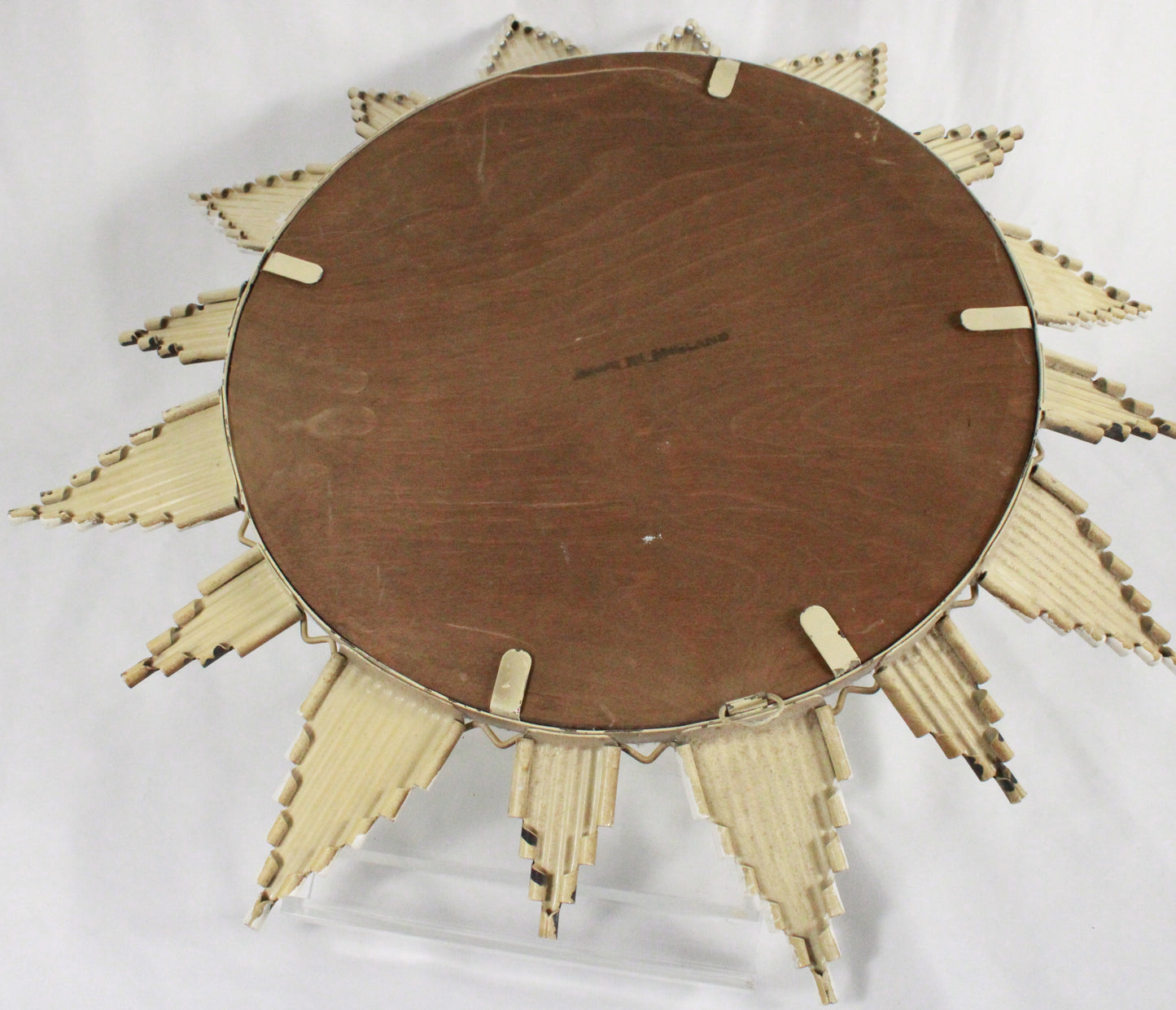 Vintage Mid-Century Modern Sunburst Mirror