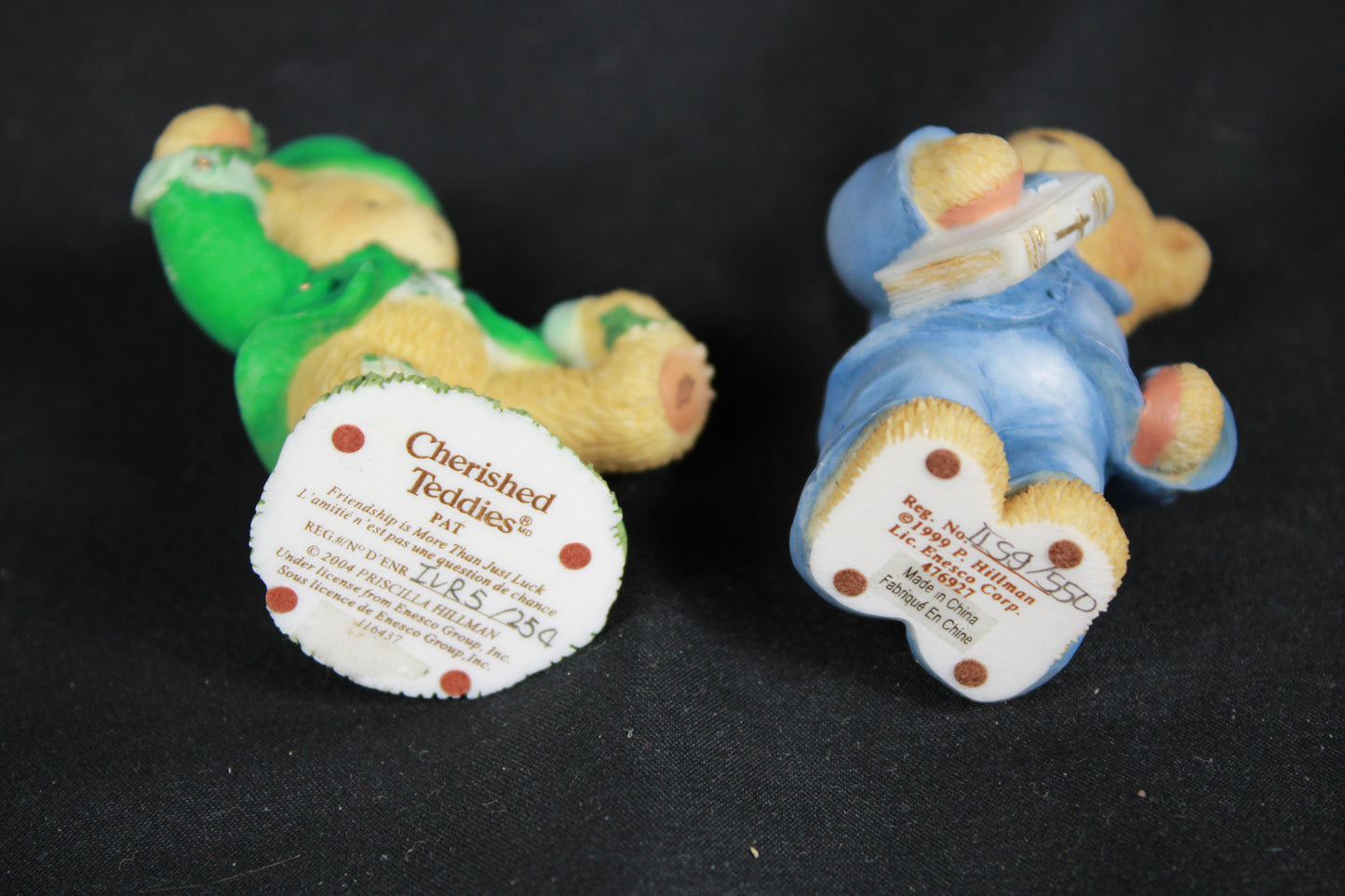 Cherished Teddies and Lovable Teddies Figurine Collection - 7 Pieces