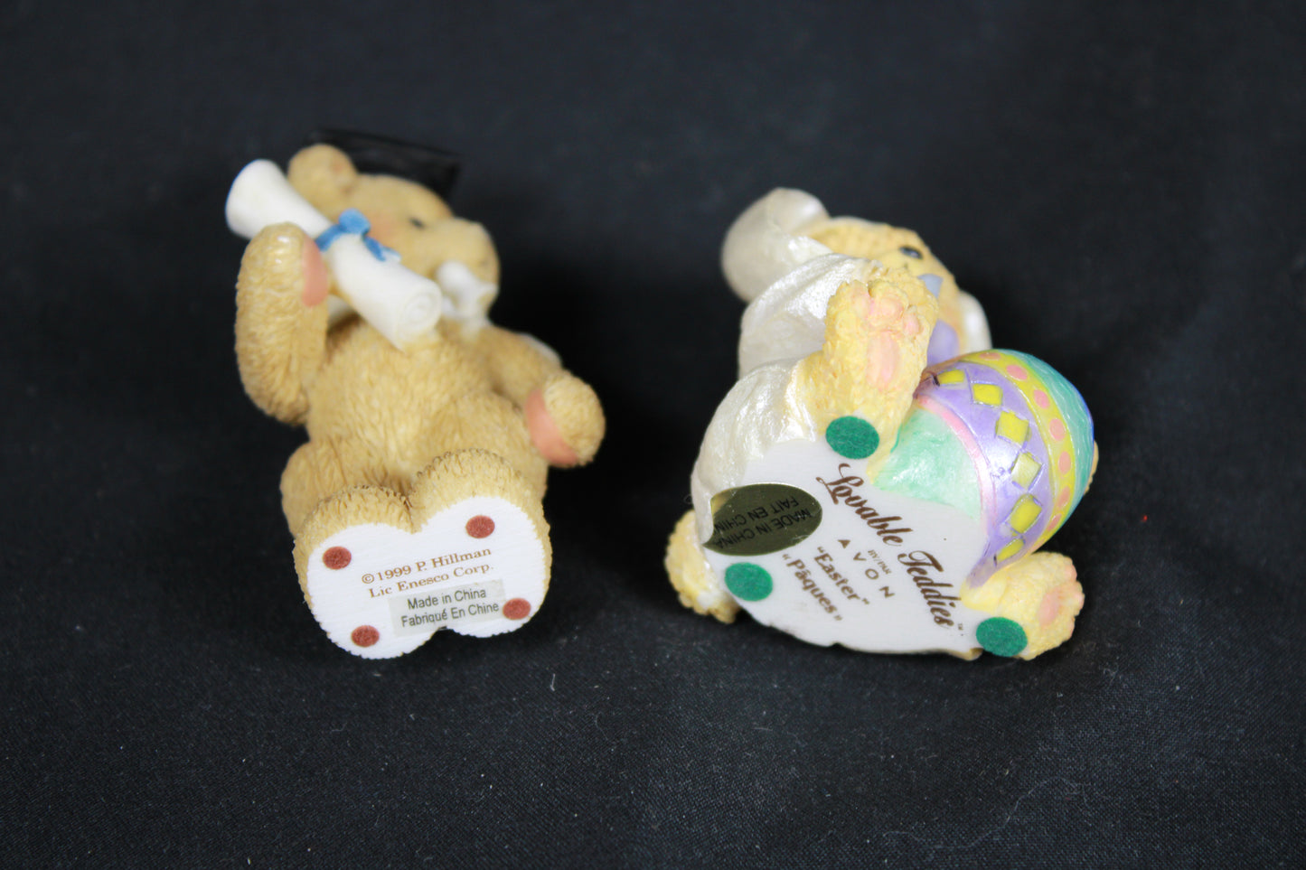 Cherished Teddies and Lovable Teddies Figurine Collection - 7 Pieces