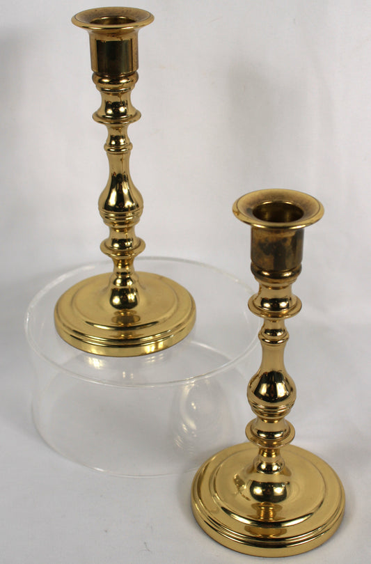 Vintage Baldwin Forged Brass Candlestick Holders