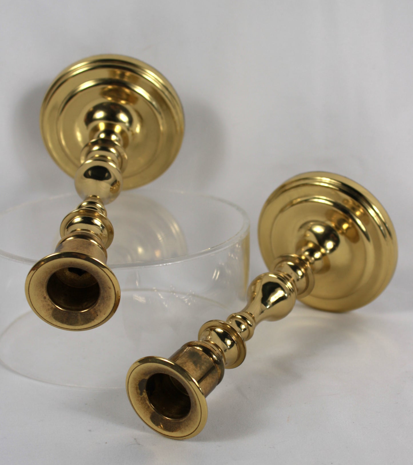 Vintage Baldwin Forged Brass Candlestick Holders