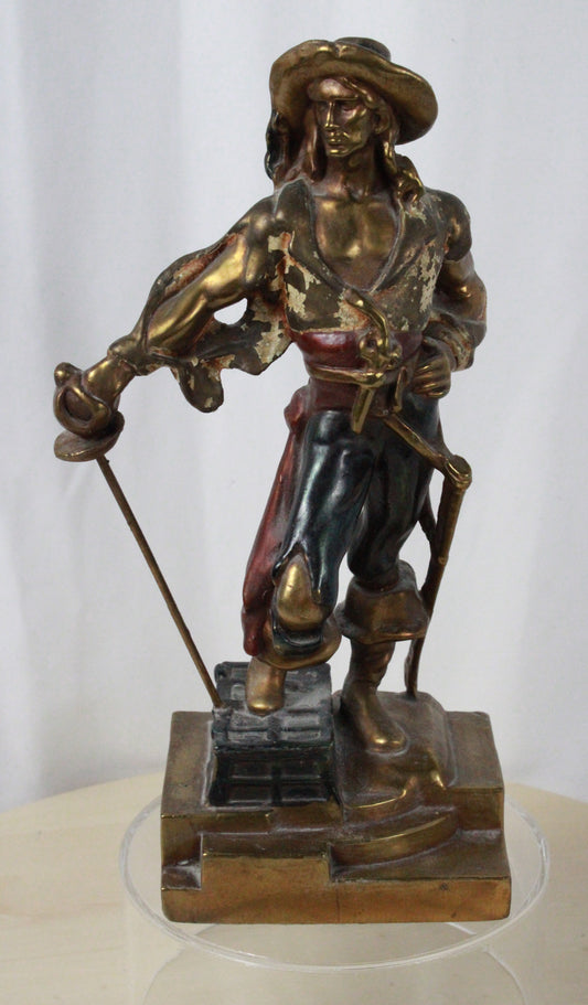 Armor Bronze Pirate Buccaneer Statuette