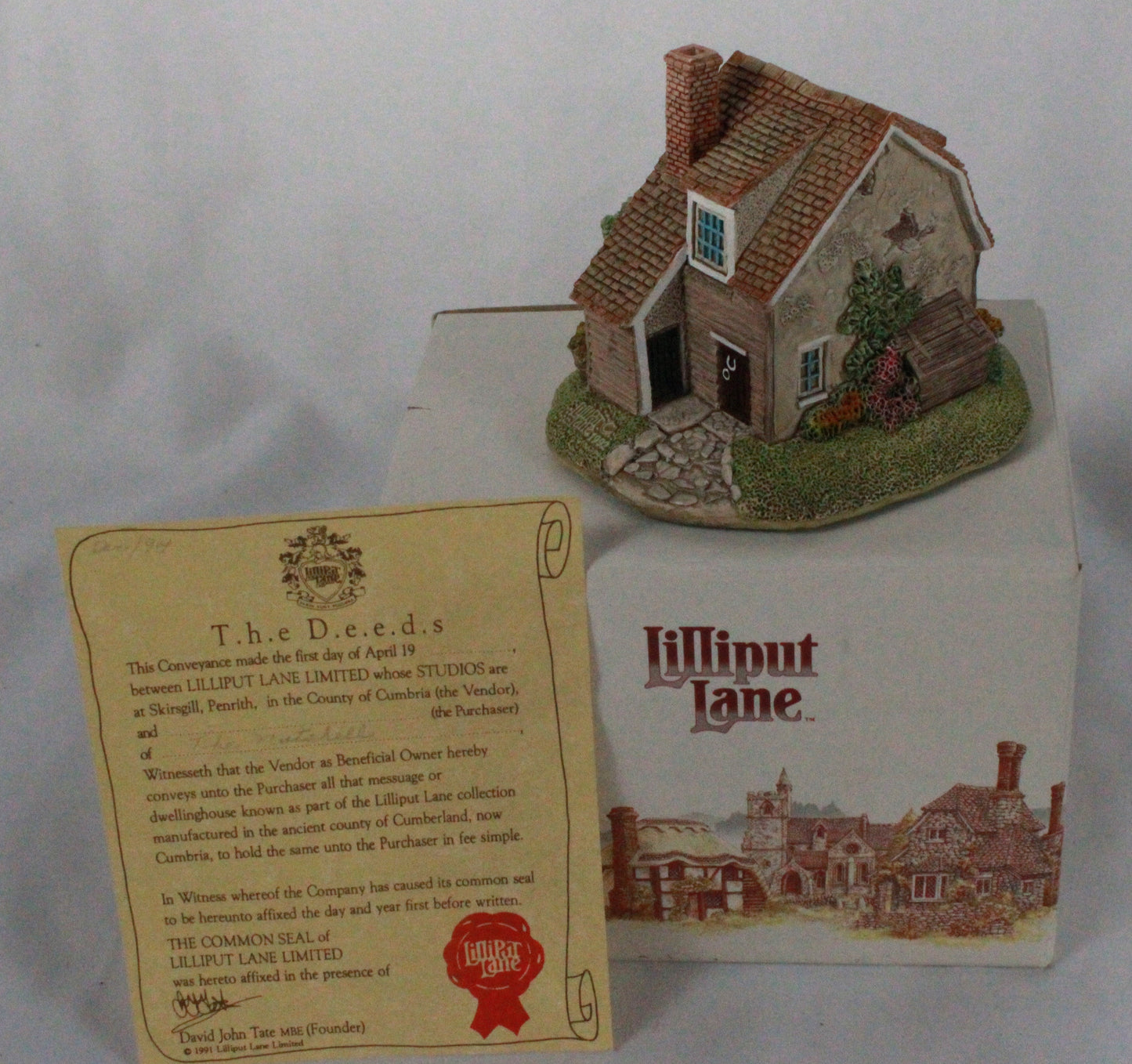 Vintage Lilliput Lane "Jones the Butcher" Cottage