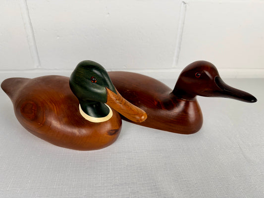 Set of Two Country Traditions Bird Sculptures
