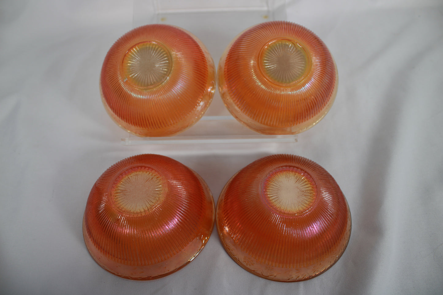 Imperial Glass Marigold Carnival Glass Berry Bowl Set