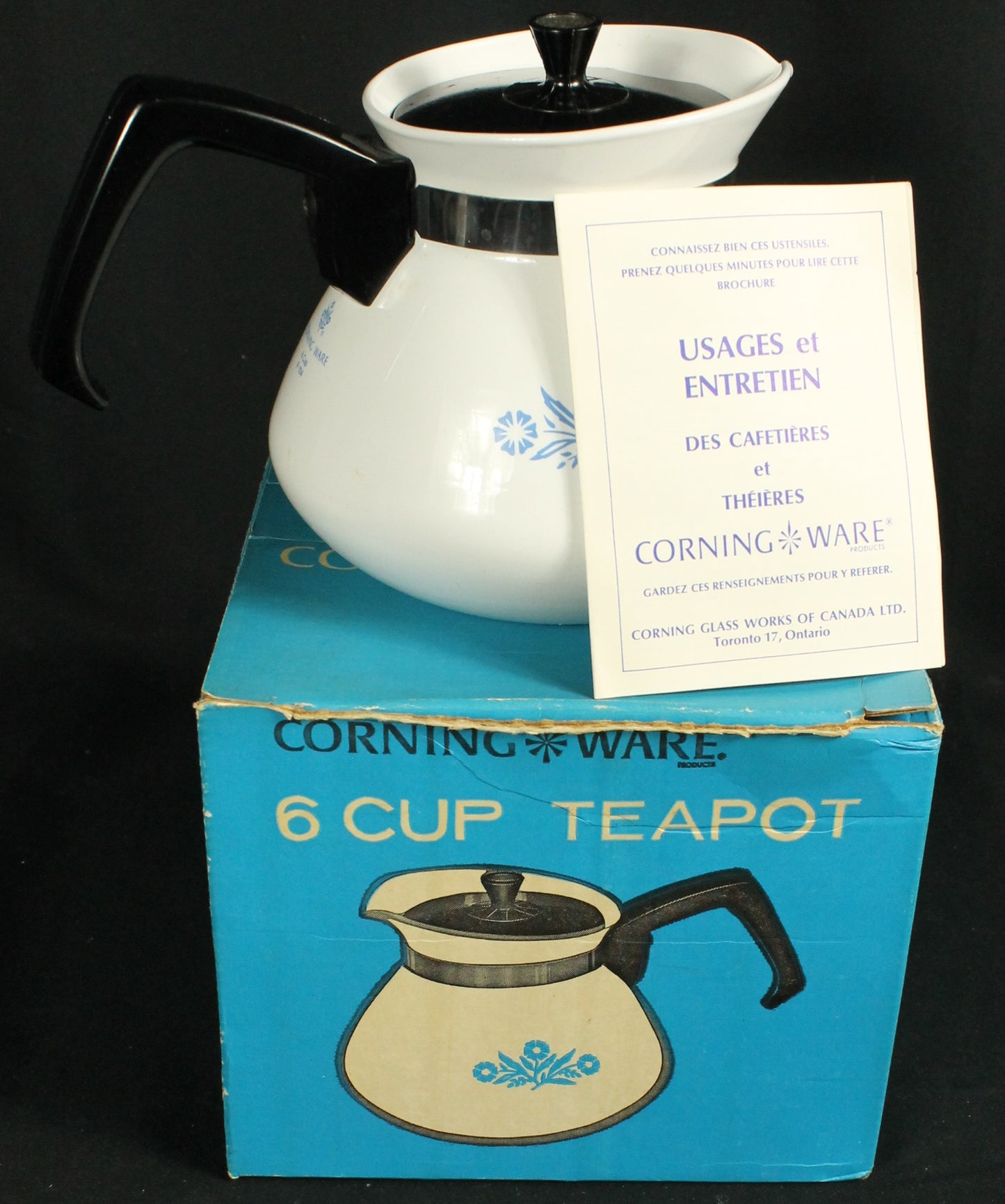 Corning Ware Blue Cornflower 18pc Set
