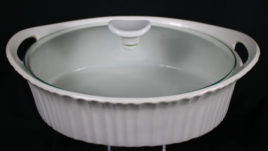 CorningWare French White Oval Casserole Dish 2.5-Quart