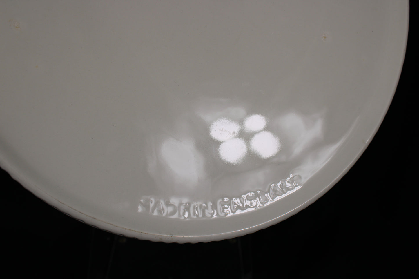 Johnson Brothers White Ribbed Circular Baker Set