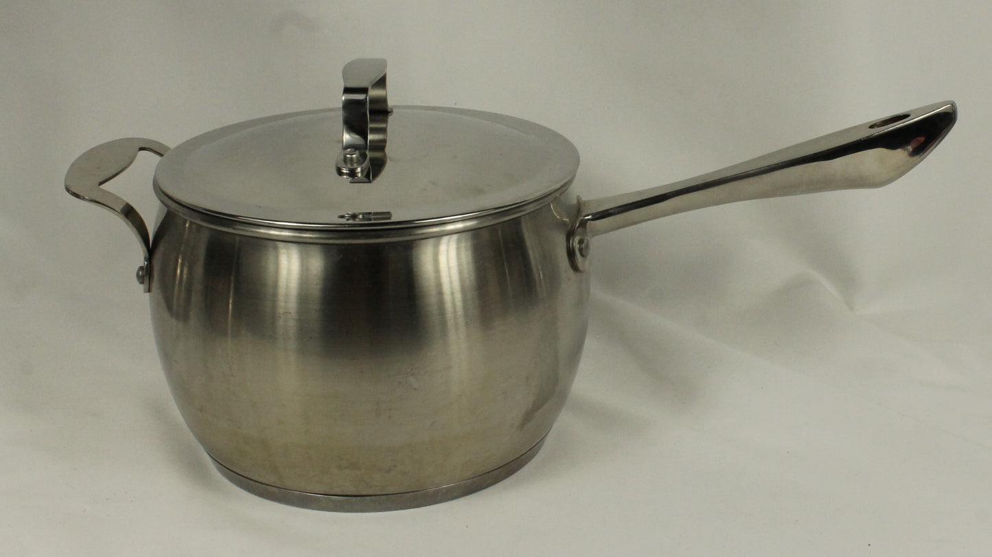 Lagostina Commercial Pro Stainless Steel Pots with Lids