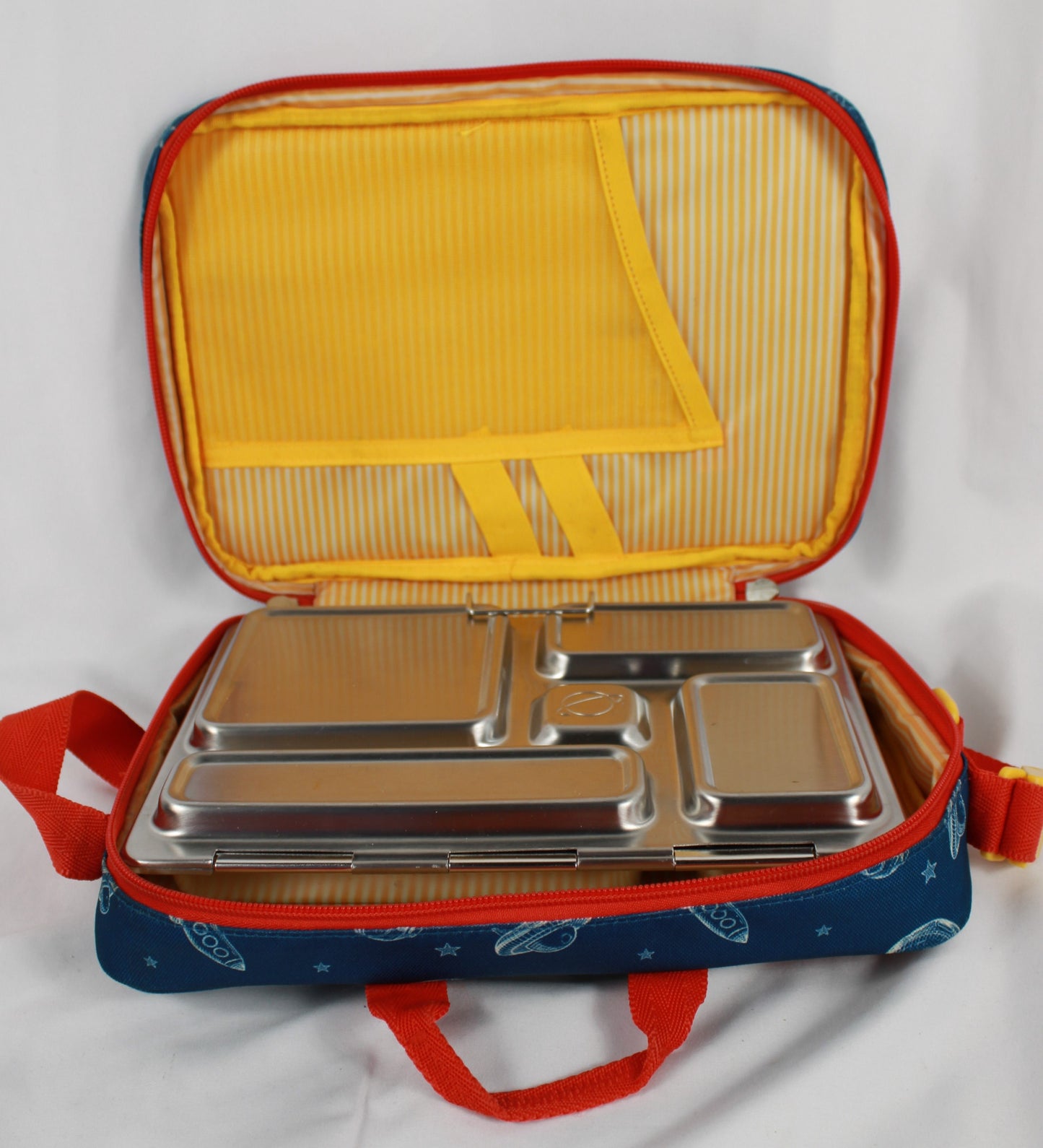 PlanetBox Rover Stainless Steel Bento Lunch Box with Carry Bag