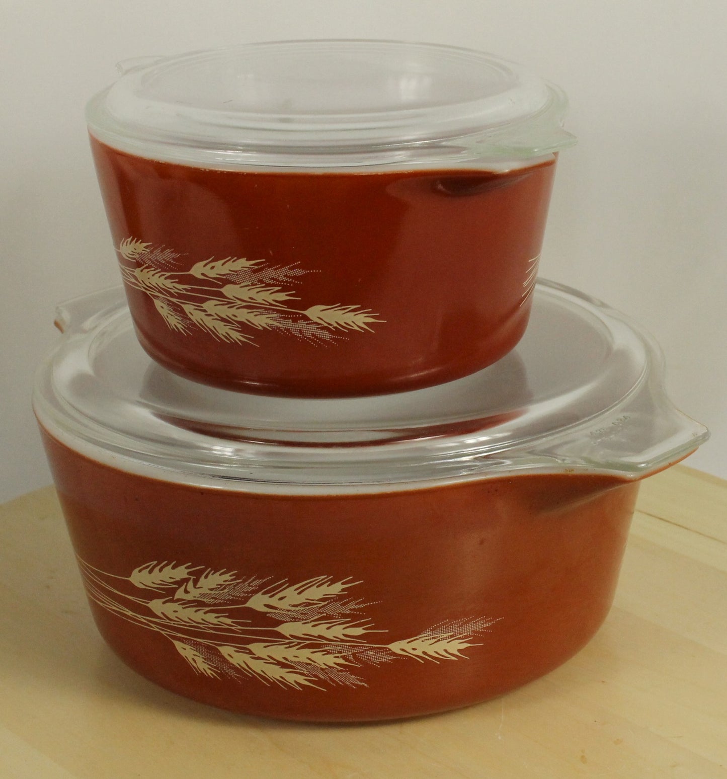 Pyrex Autumn Harvest Casserole Dishes Set of Two