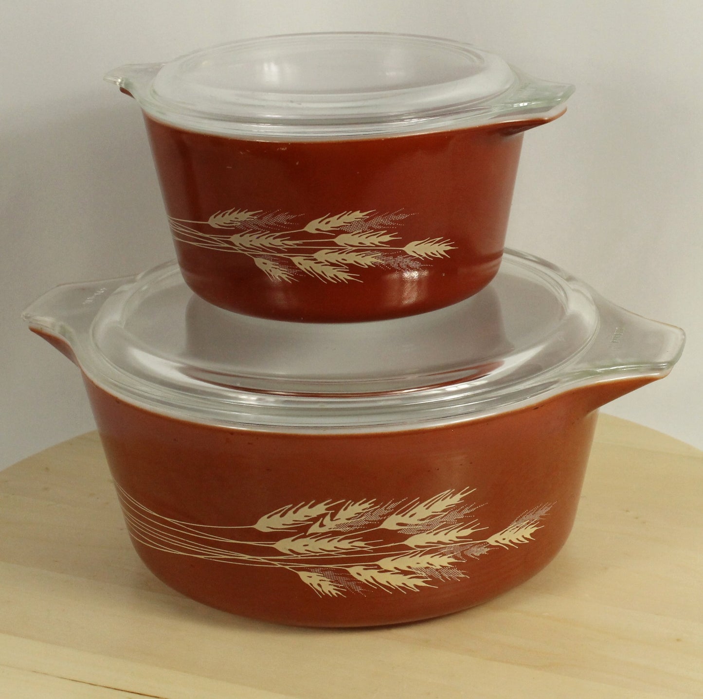 Pyrex Autumn Harvest Casserole Dishes Set of Two