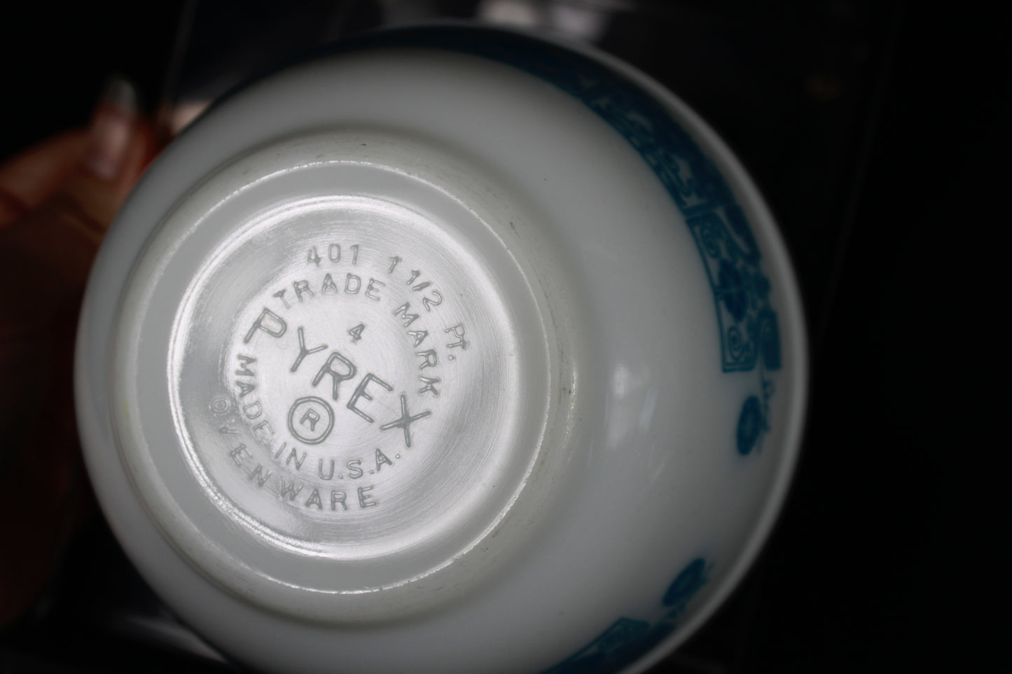 Pyrex Horizon Blue Mixing Bowl Set (401 & 402)