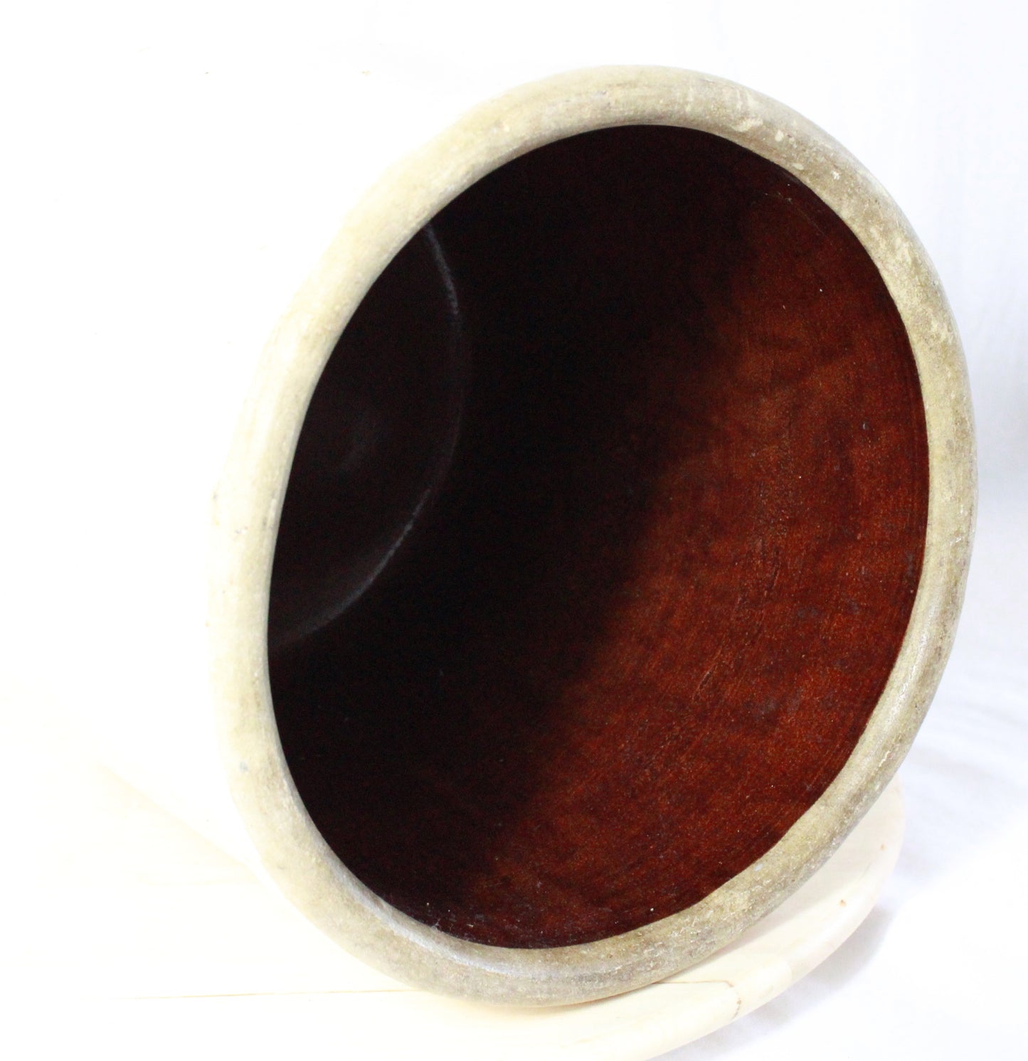 Antique American Stoneware Crock with Albany Slip Interior