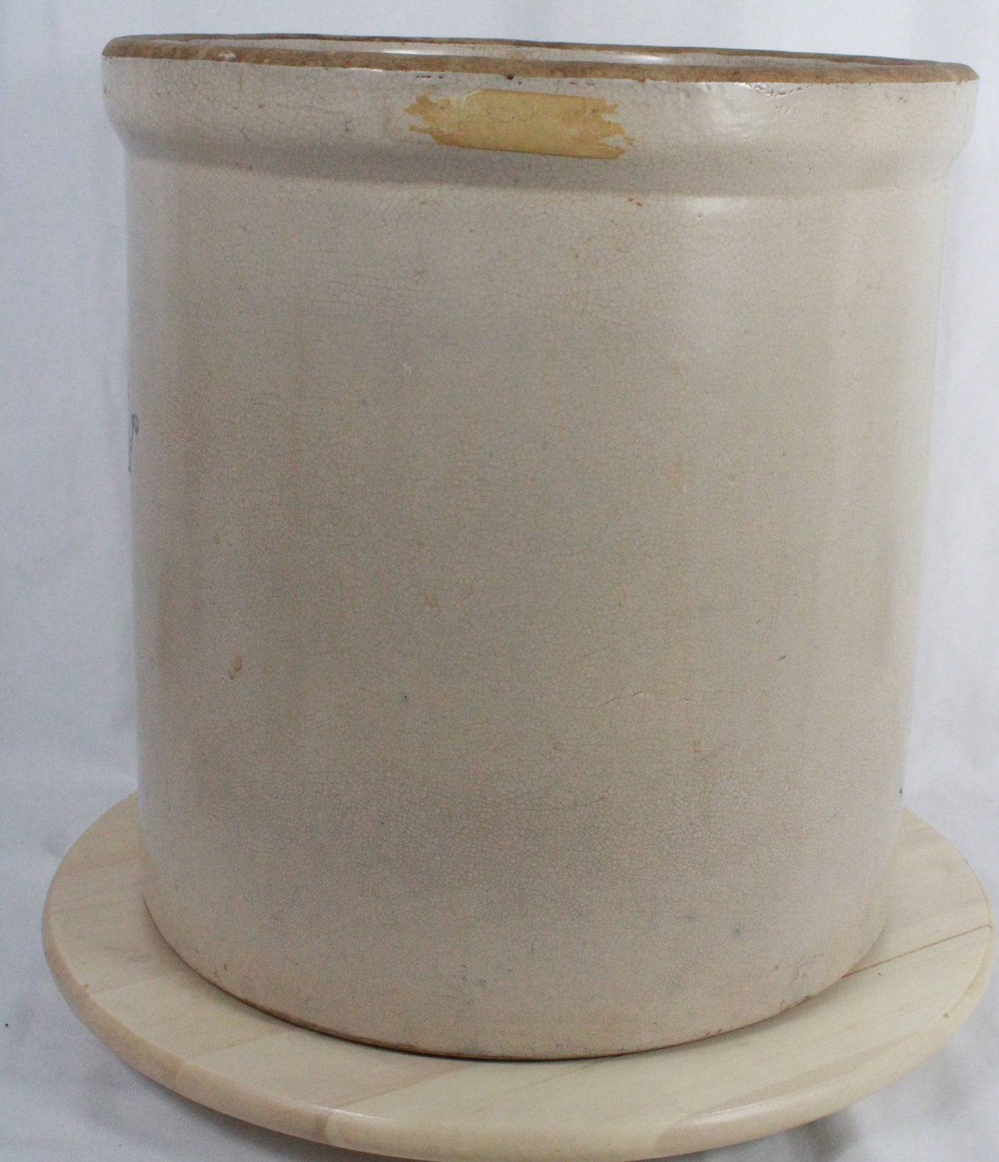 Vintage Robinson Ransbottom Style 4 Gallon Crown Stoneware Crock