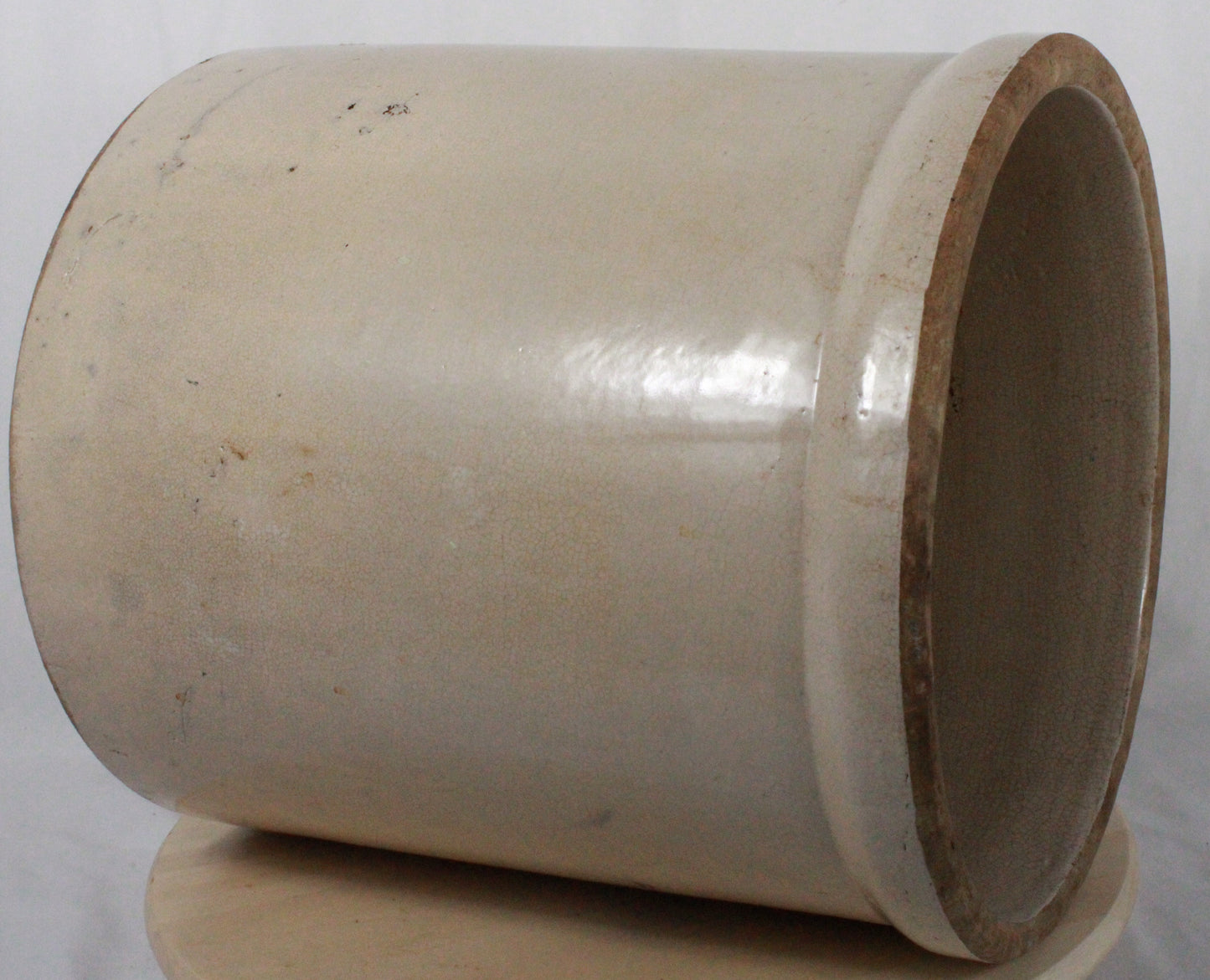 Vintage Robinson Ransbottom Style 4 Gallon Crown Stoneware Crock