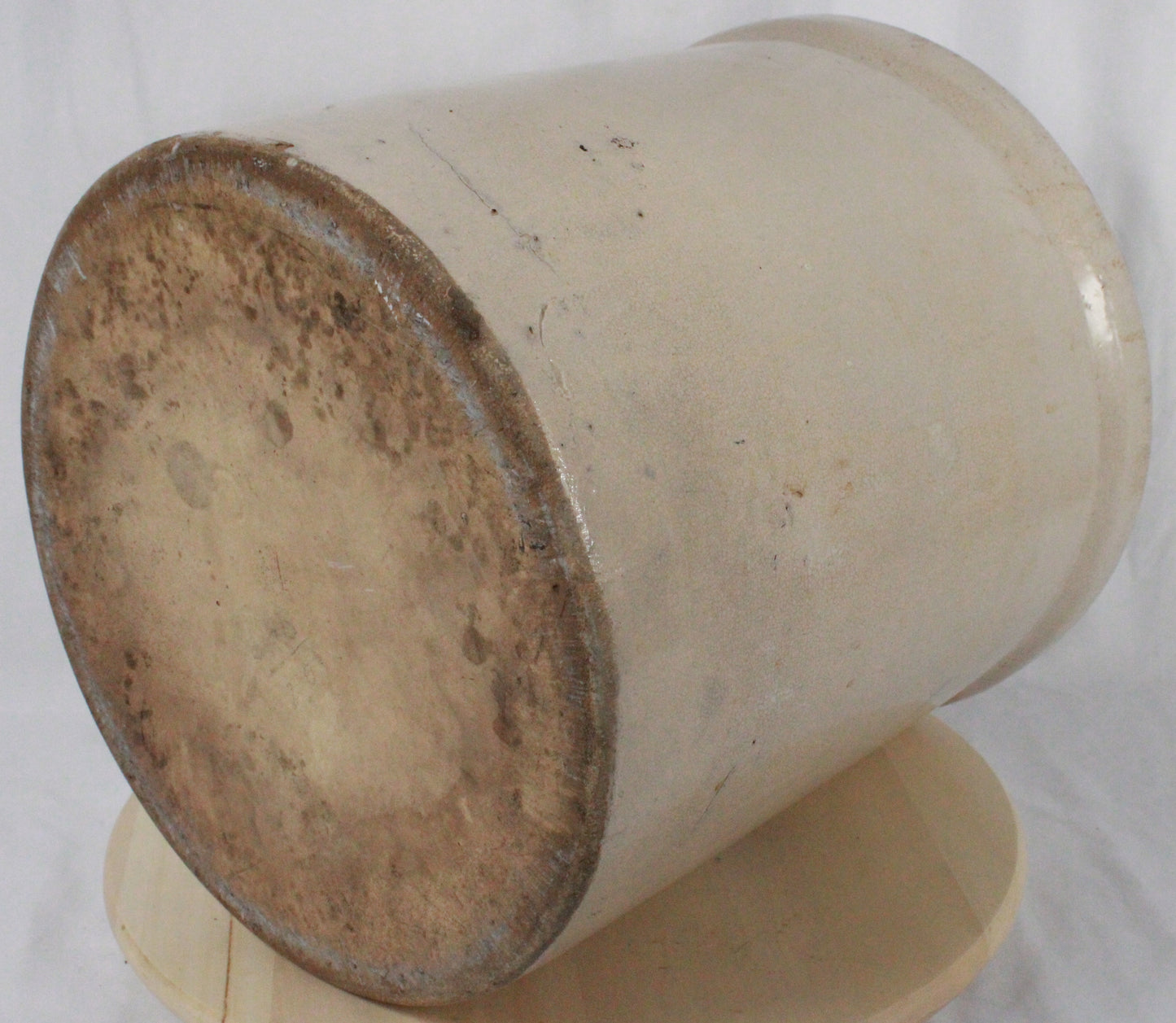 Vintage Robinson Ransbottom Style 4 Gallon Crown Stoneware Crock