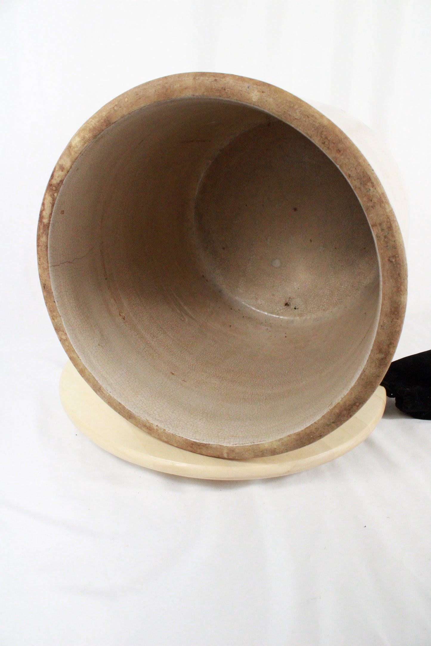 Vintage Robinson Ransbottom Style 4 Gallon Crown Stoneware Crock