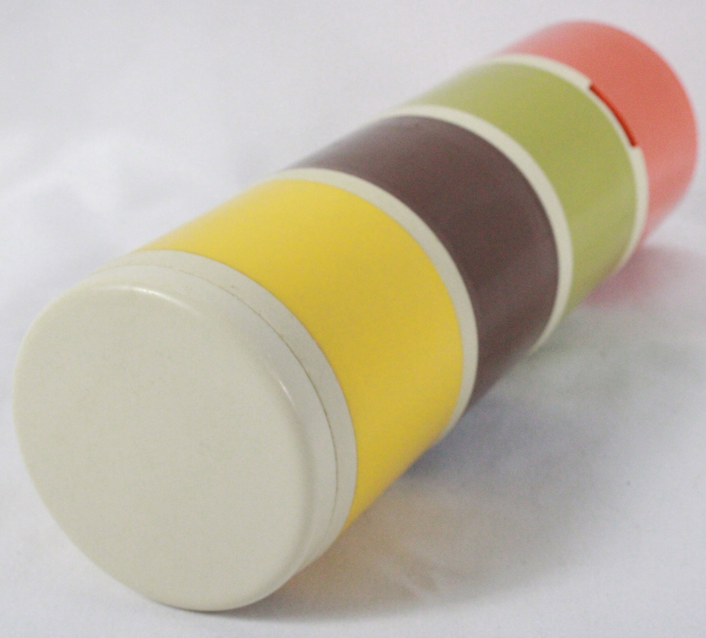 Vintage Tupperware Stacking Spice Shaker Set - Four Tier Earth Tones