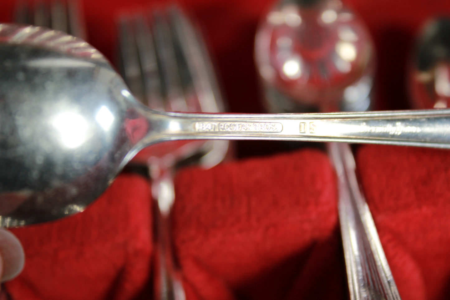 1847 Rogers Bros. Eternally Yours 58-Piece Silverplate Flatware Set with Chests