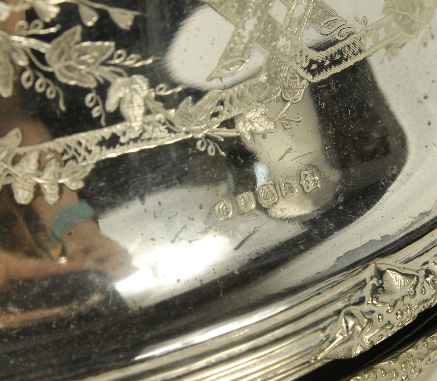 WM. A. Rogers S.P. Copper Tray and Dome