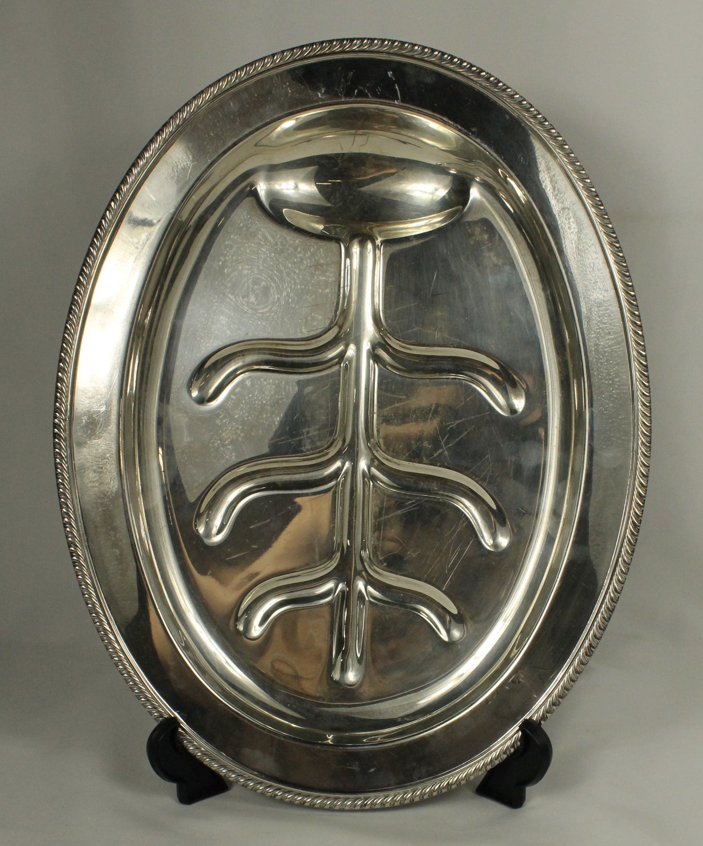 WM. A. Rogers S.P. Copper Tray and Dome