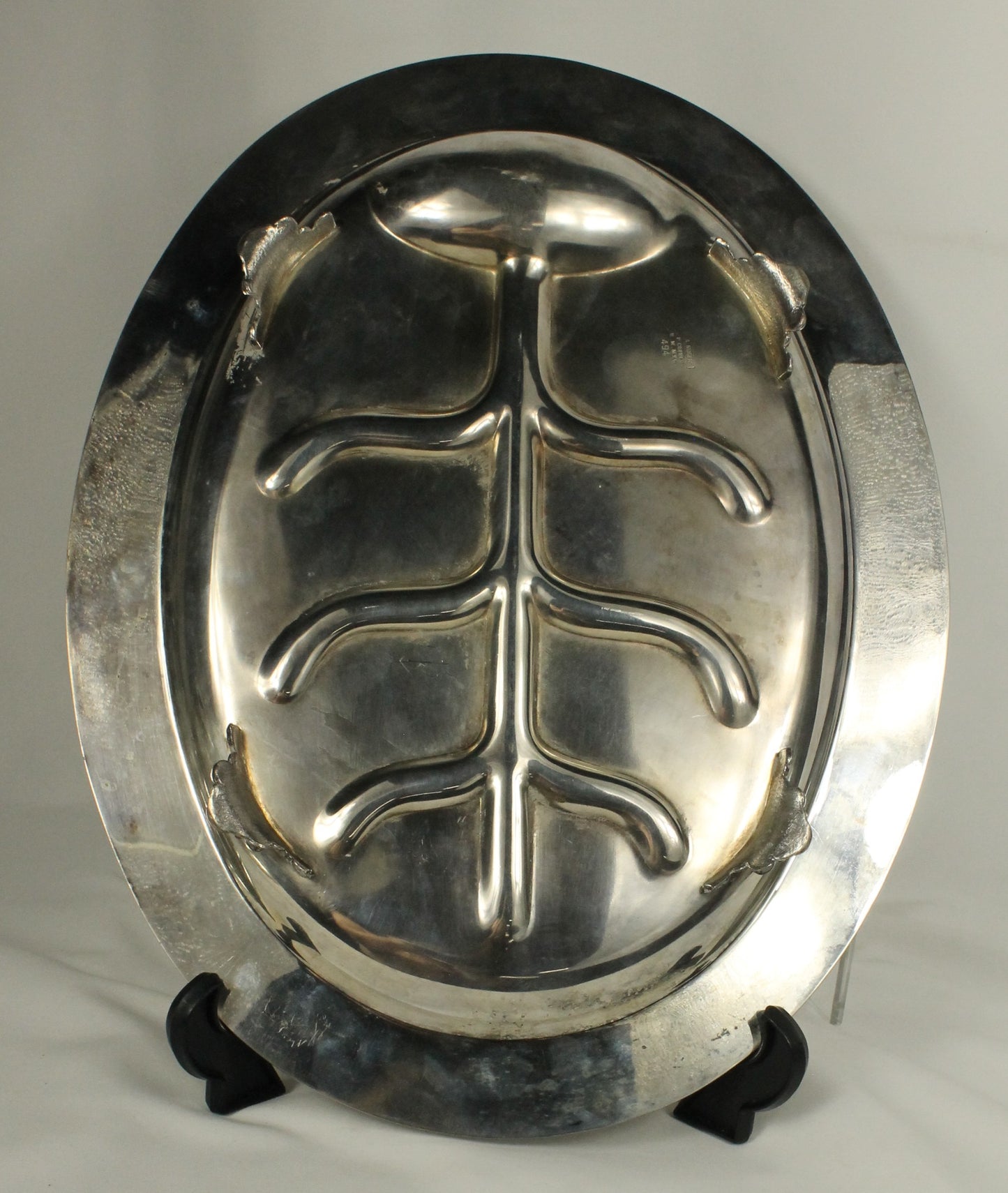 WM. A. Rogers S.P. Copper Tray and Dome