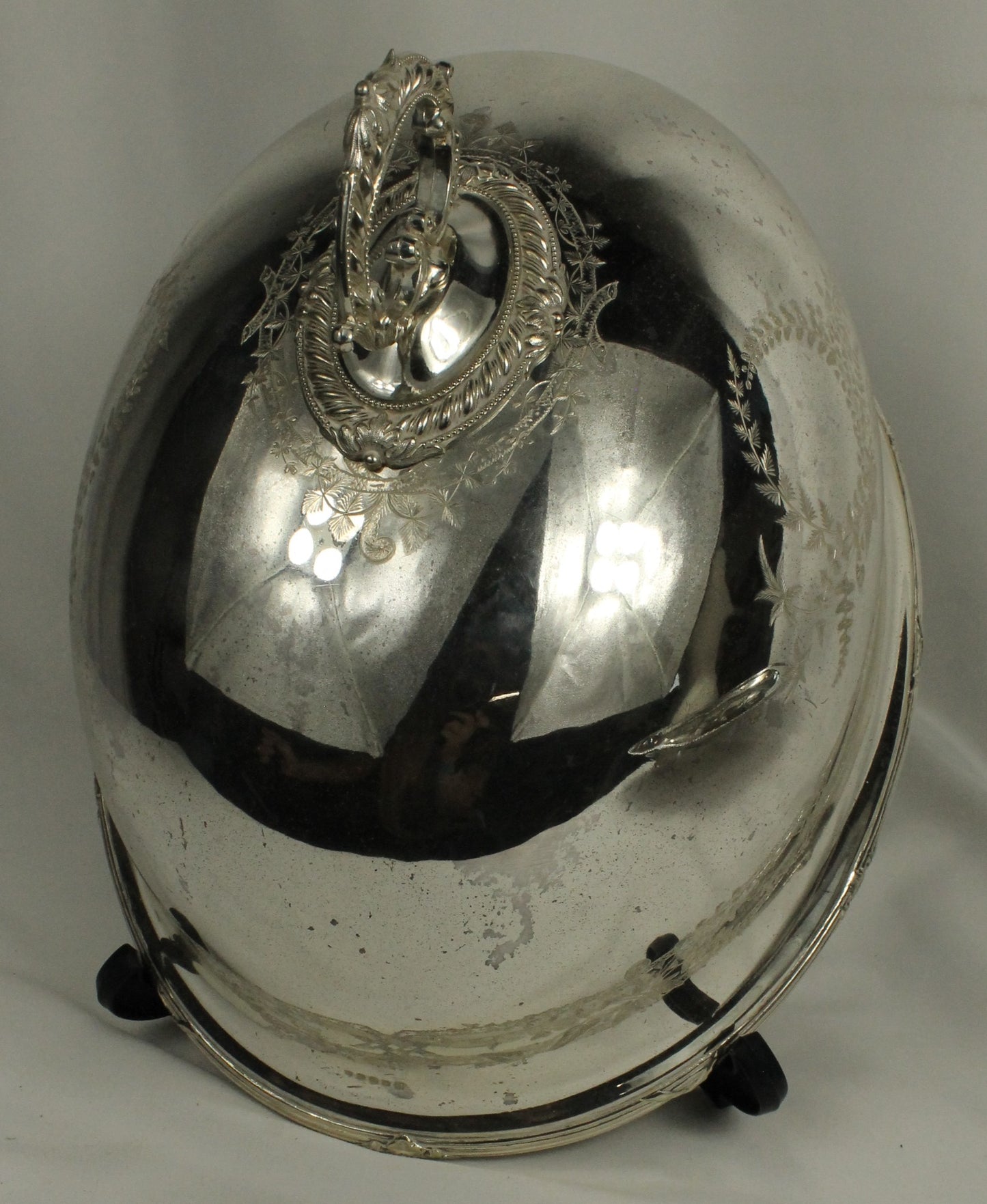 WM. A. Rogers S.P. Copper Tray and Dome