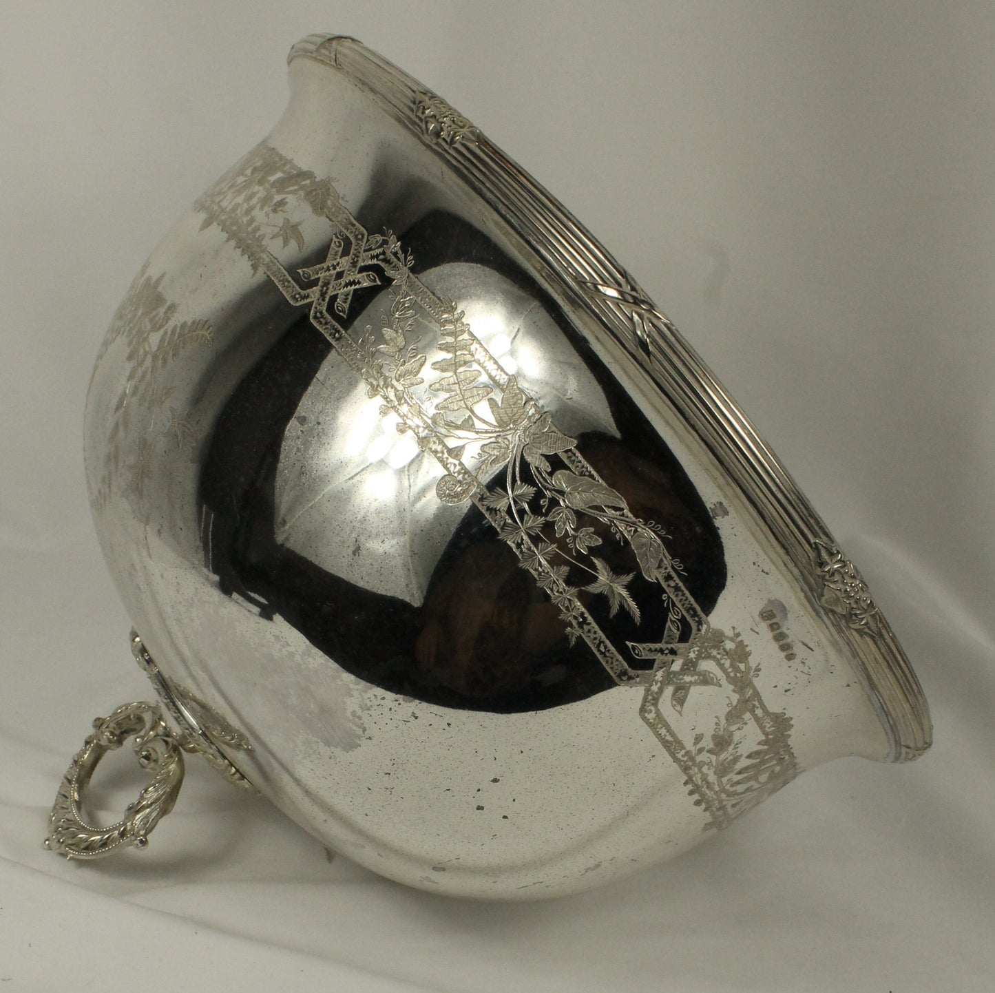 WM. A. Rogers S.P. Copper Tray and Dome