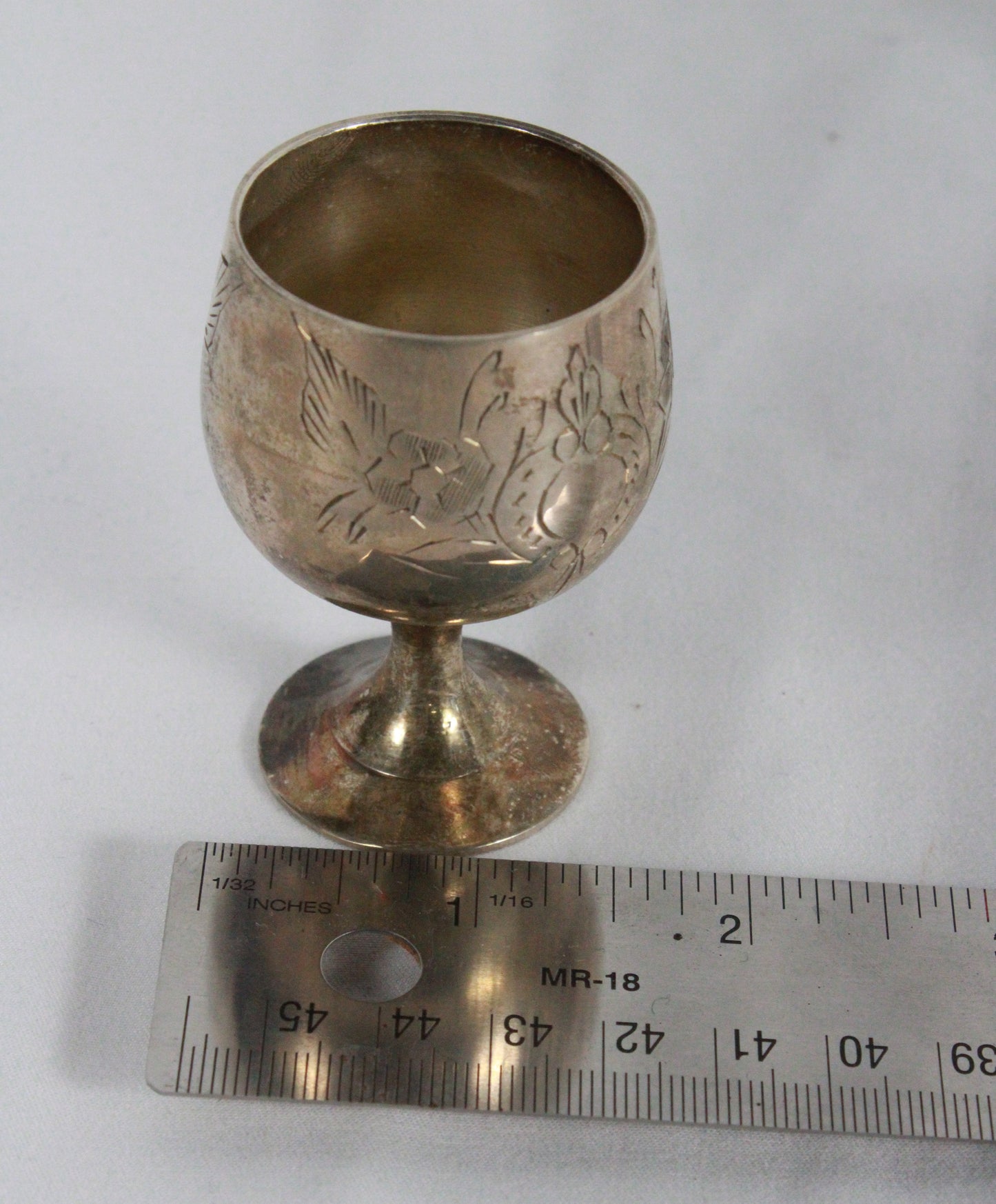 Vintage EPNS Silver-Plated Miniature Goblets in Velvet Case - Set of 6