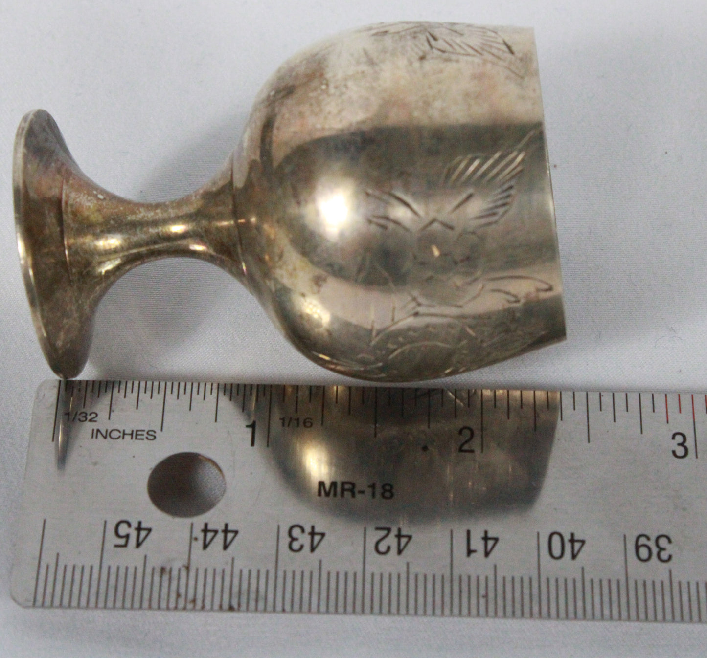Vintage EPNS Silver-Plated Miniature Goblets in Velvet Case - Set of 6