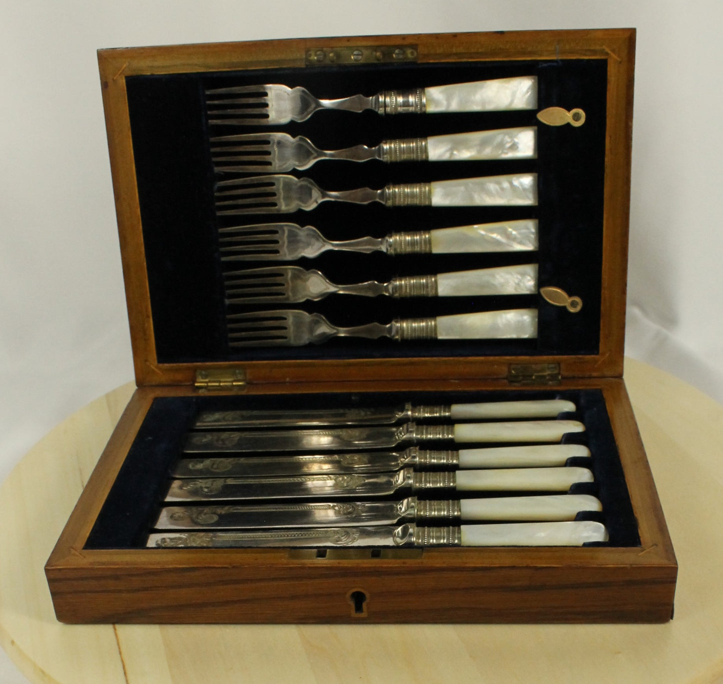 Mother of Pearl Handle Knives and Forks