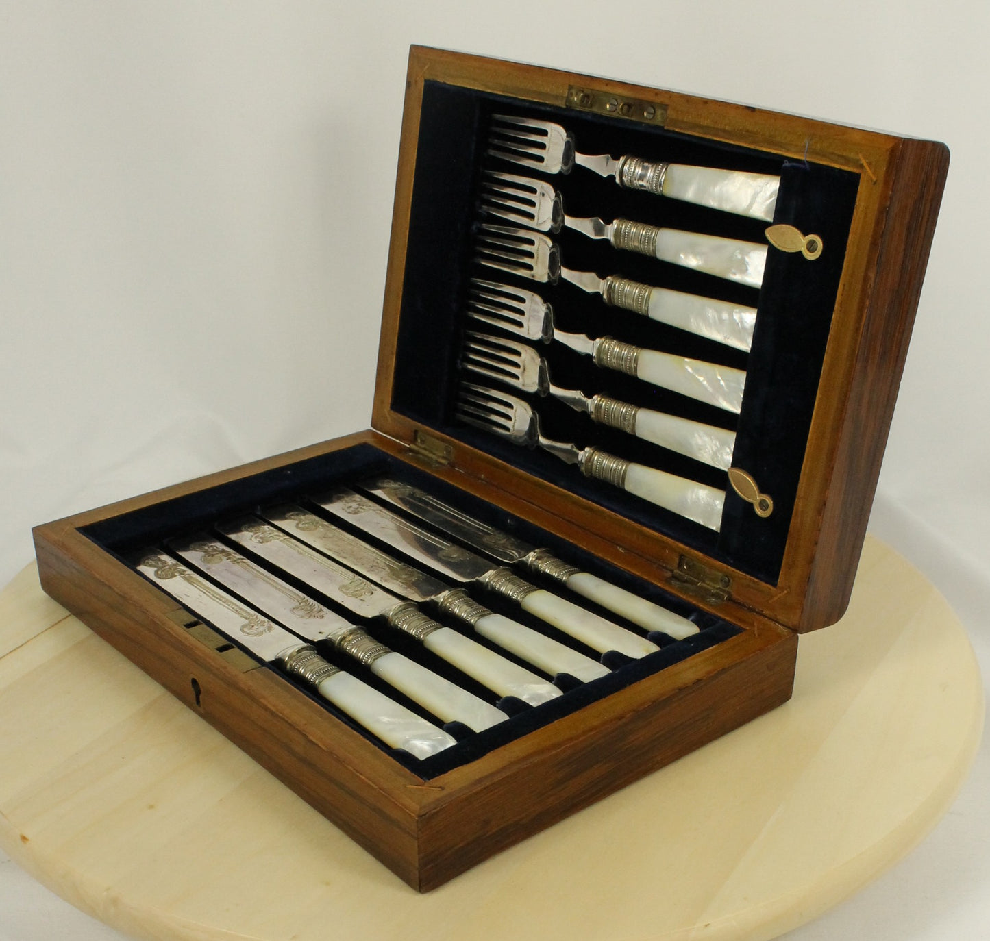 Mother of Pearl Handle Knives and Forks