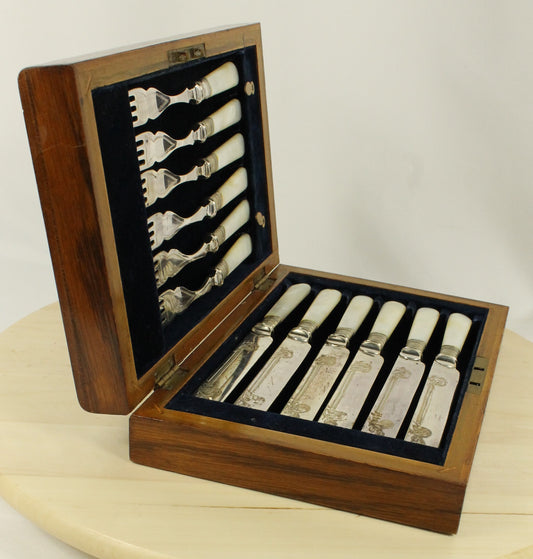 Mother of Pearl Handle Knives and Forks