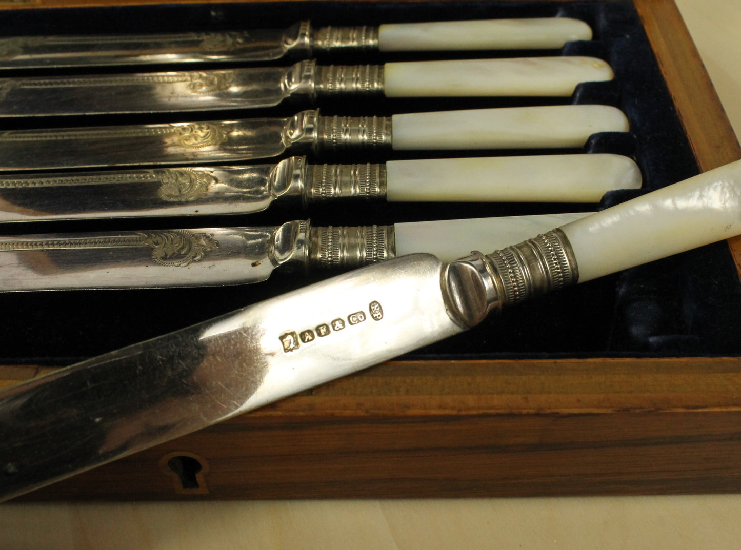 Mother of Pearl Handle Knives and Forks