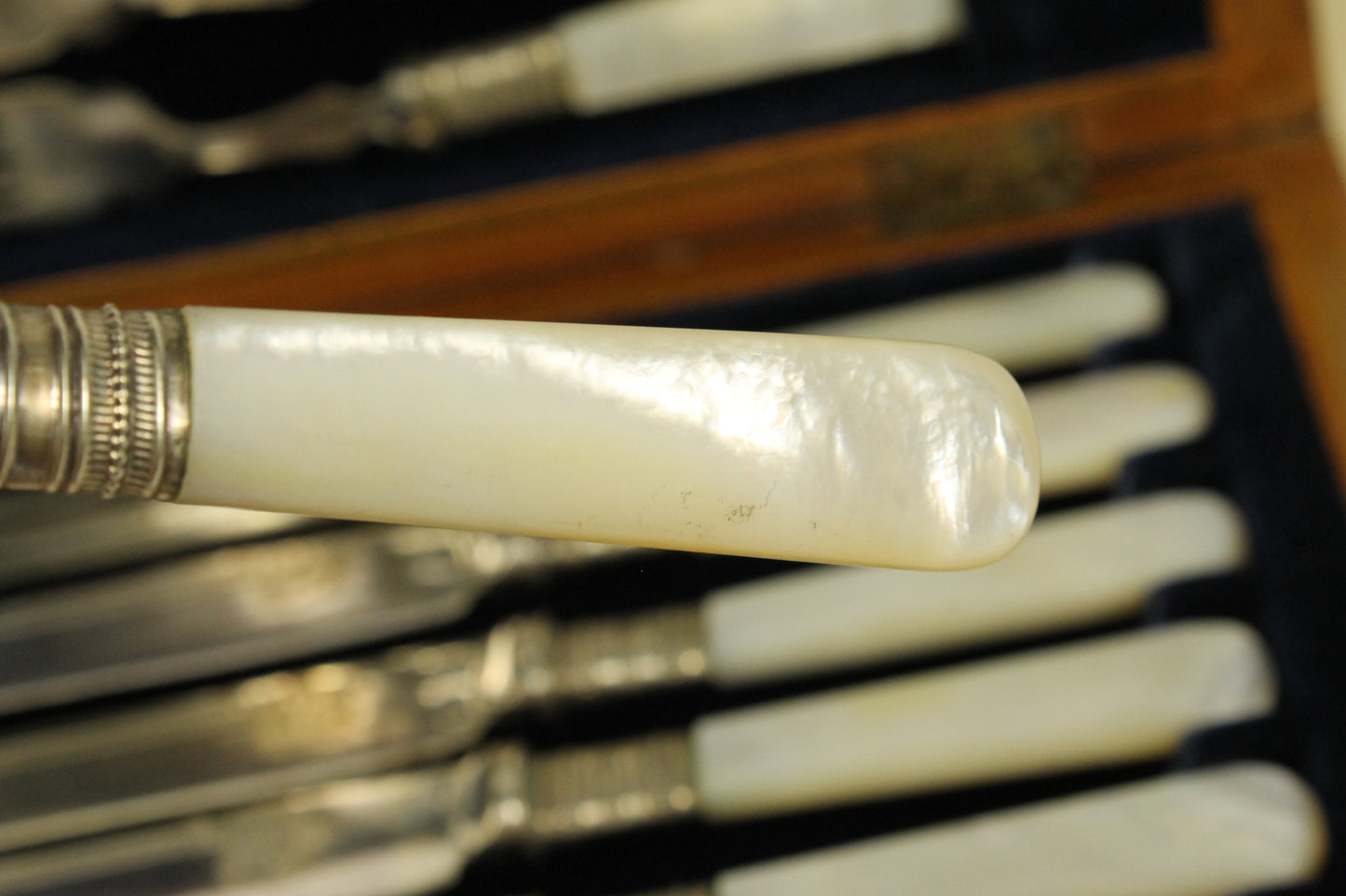 Mother of Pearl Handle Knives and Forks