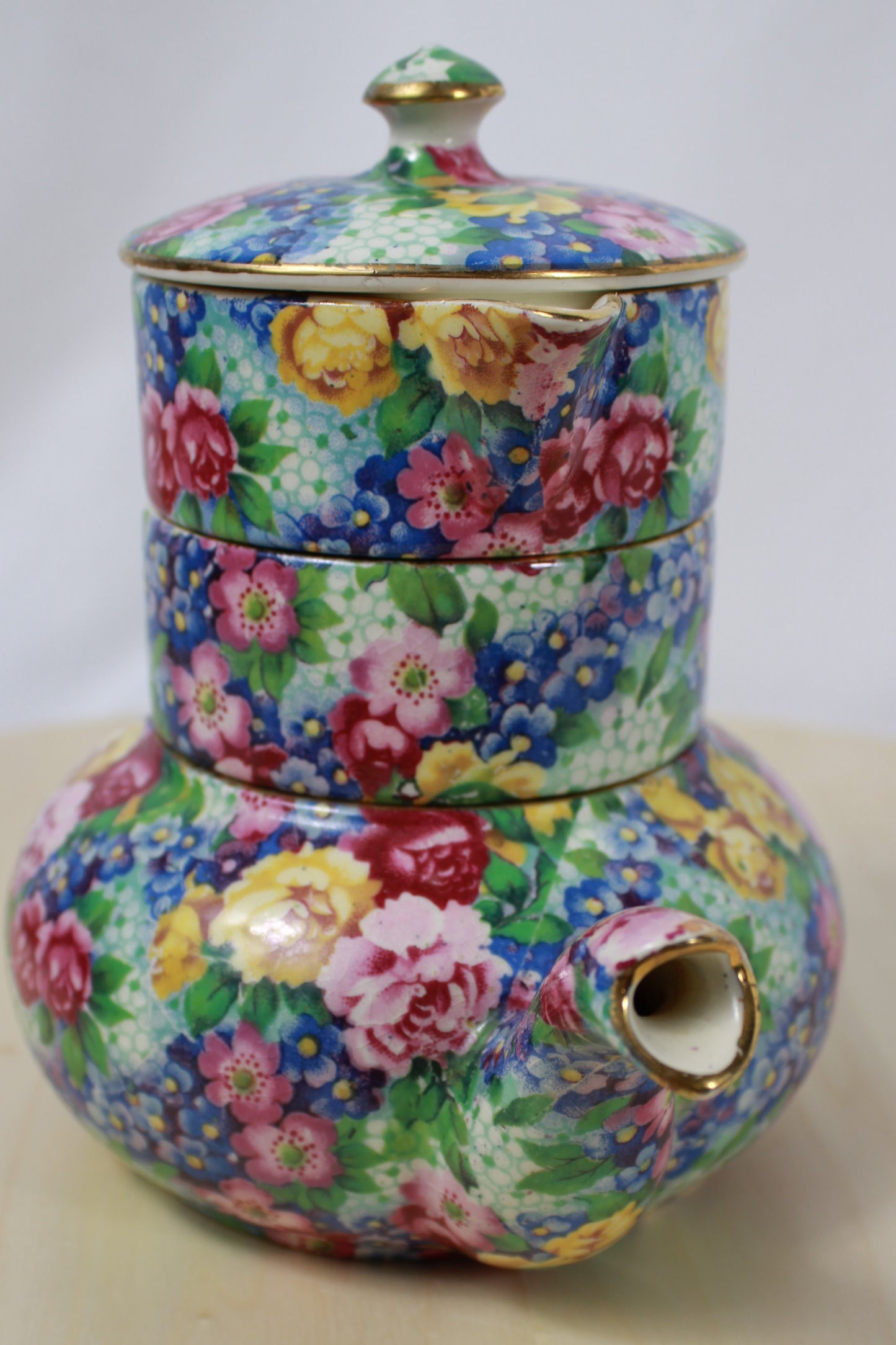 Royal Winton Julia Chintz Tea for One Stacking Set