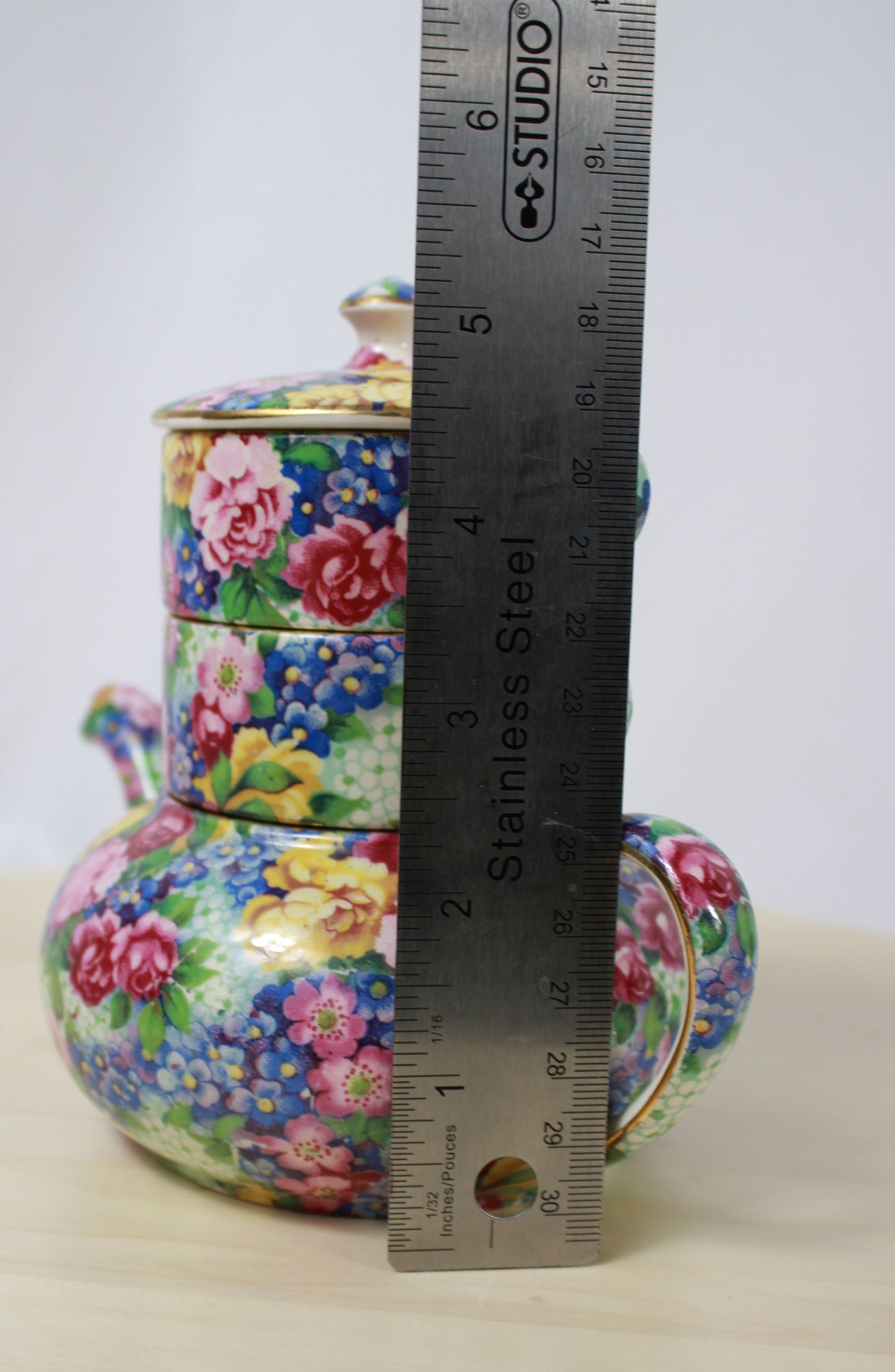 Royal Winton Julia Chintz Tea for One Stacking Set
