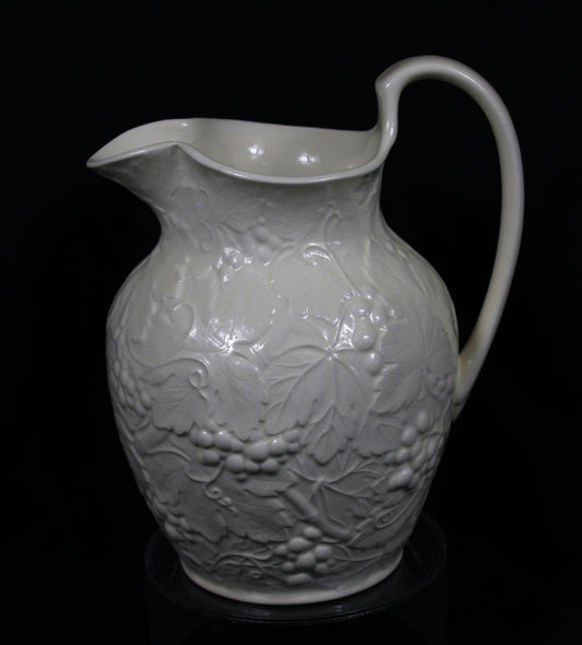 Vintage Wedgwood Etruria "Barlaston" Creamware Grapevine Pitcher