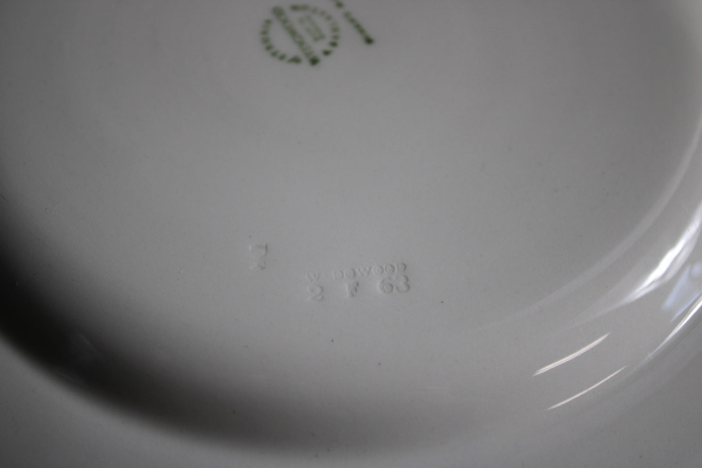 Wedgwood Queen's Ware Blue on Cream Shell Edge China Set